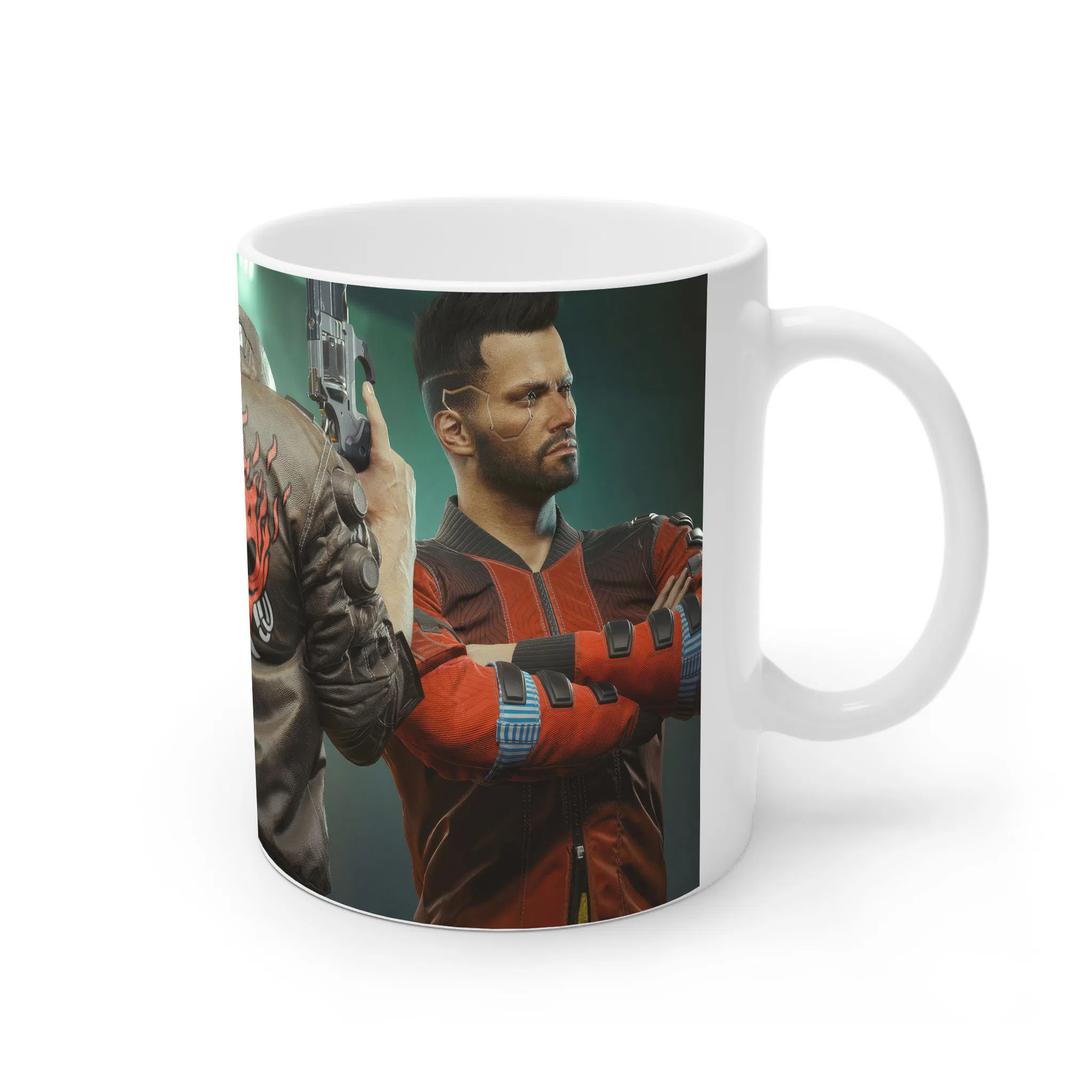 ماگ لیمینات طرح بازی سایبرپانک Cyberpunk 2077 Game کد NM6592 — تصویر 4