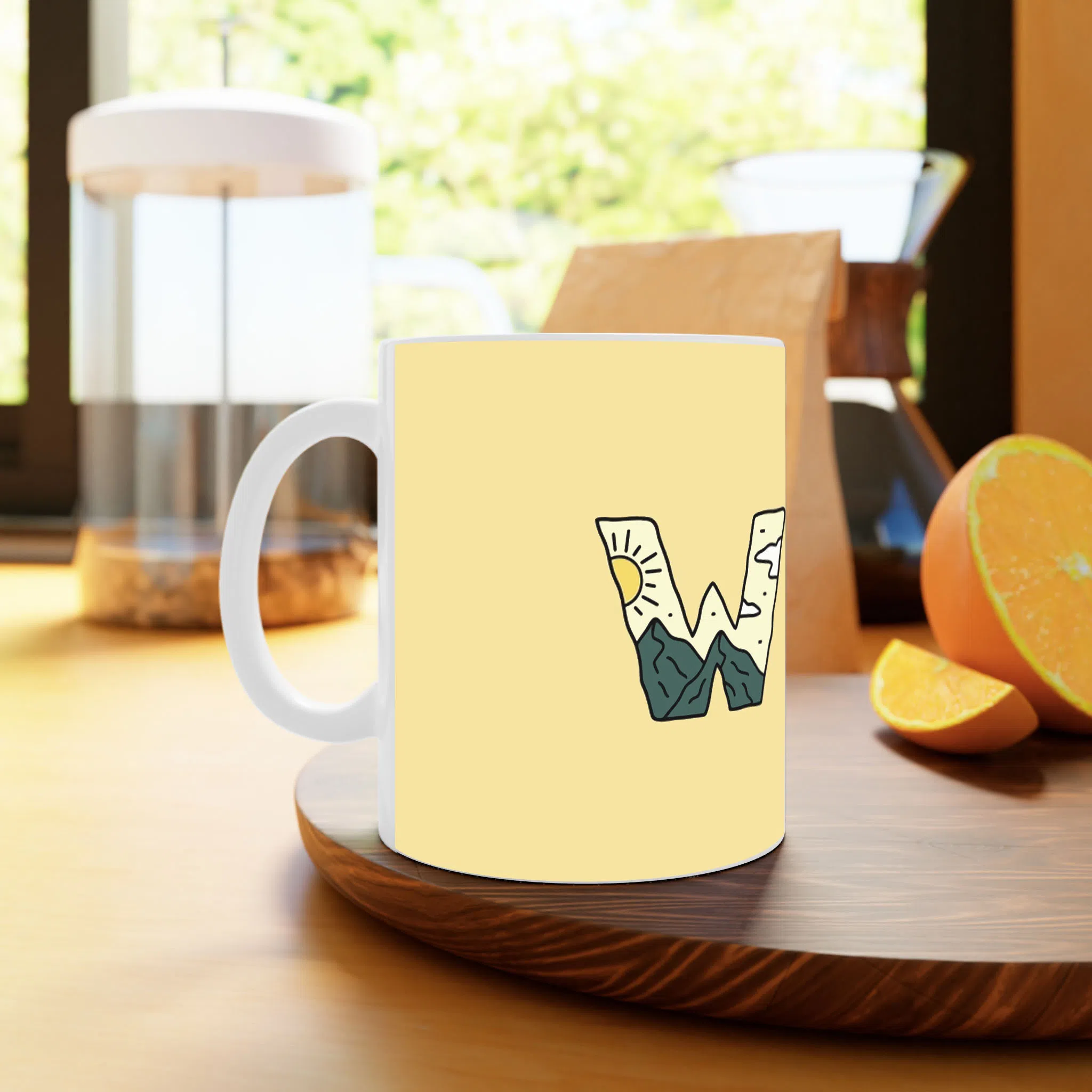 ماگ لیمینات طرح طبیعت Wild کد NM14218 — تصویر 3