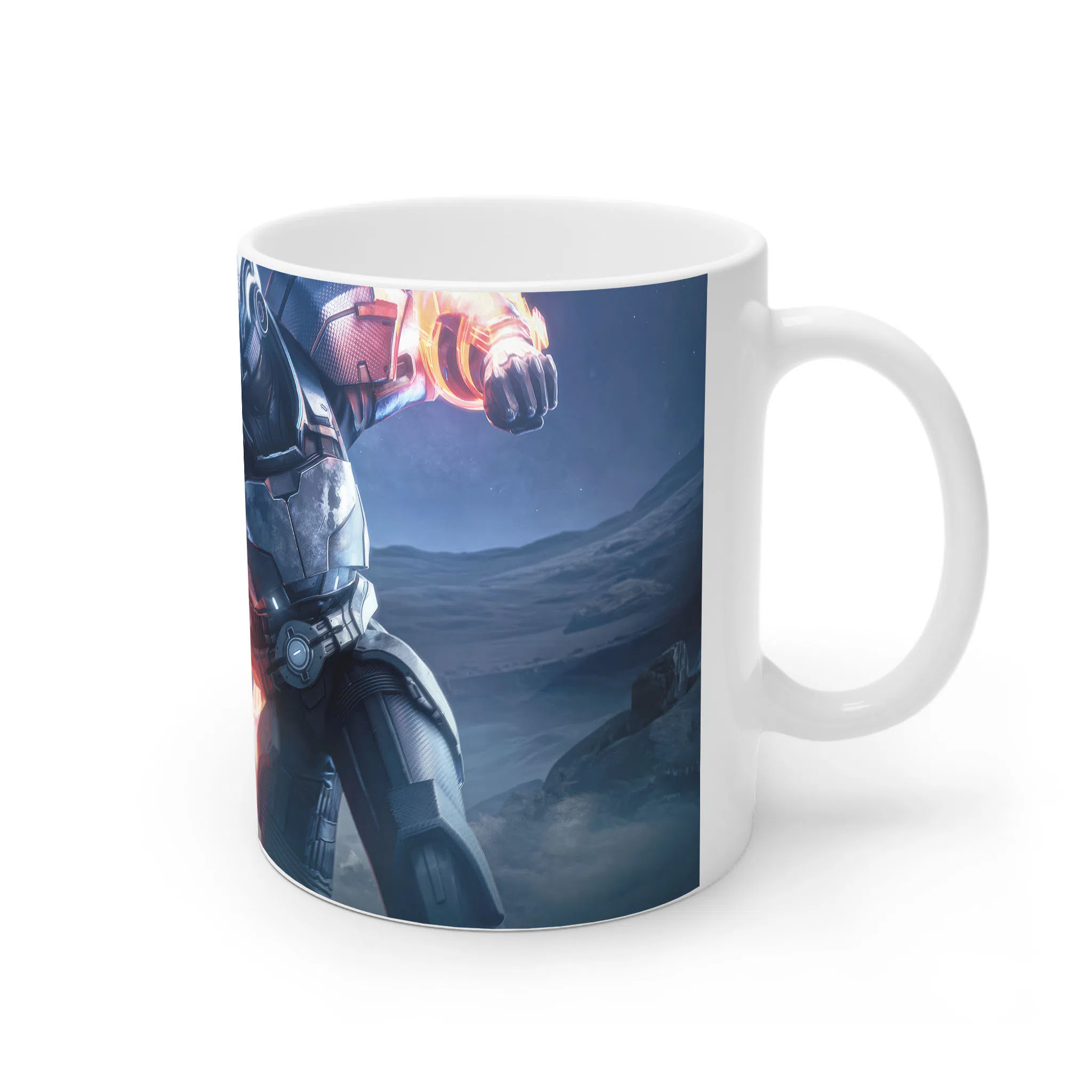 ماگ لیمینات طرح بازی مس افکت Mass Effect Game کد NM8345 — تصویر 2