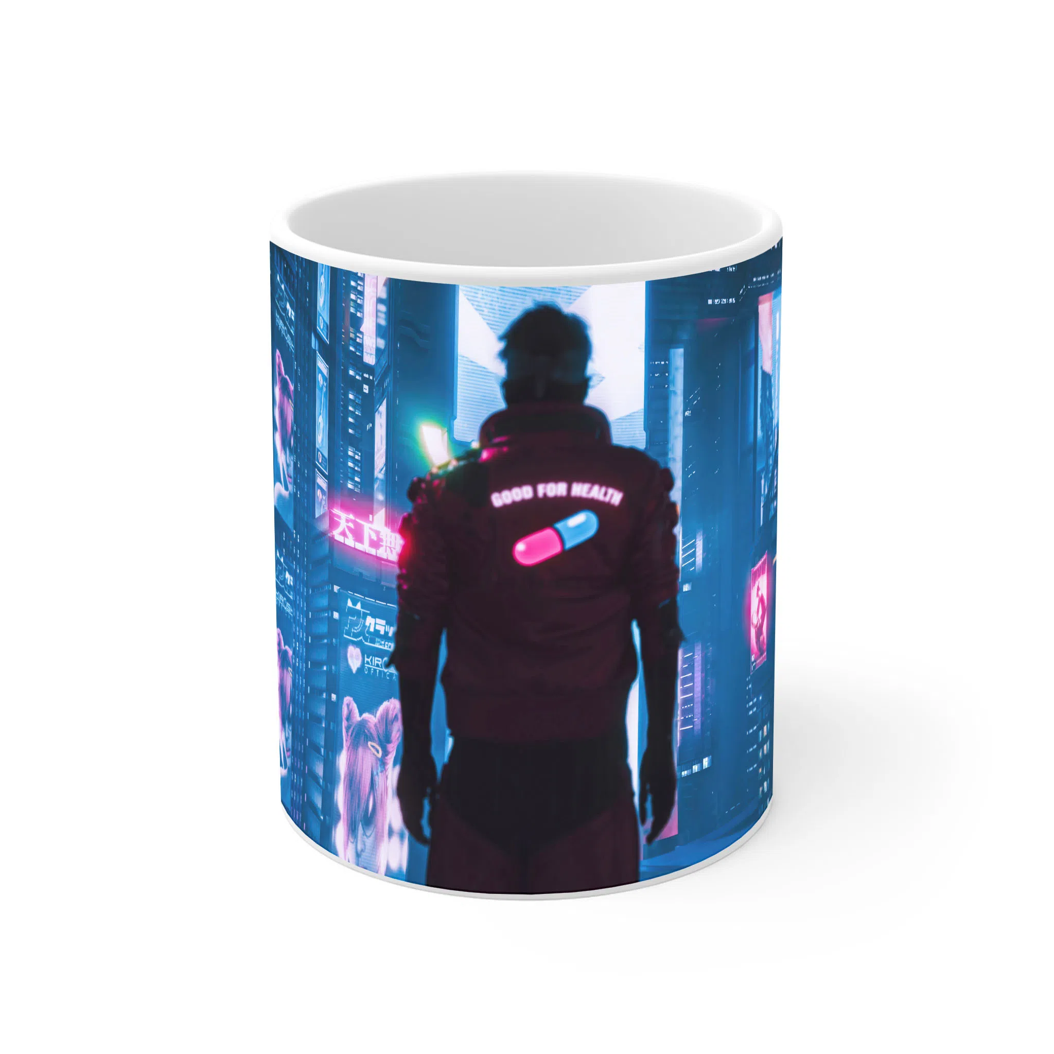 ماگ لیمینات طرح بازی سایبرپانک Cyberpunk 2077 Game کد NM6651