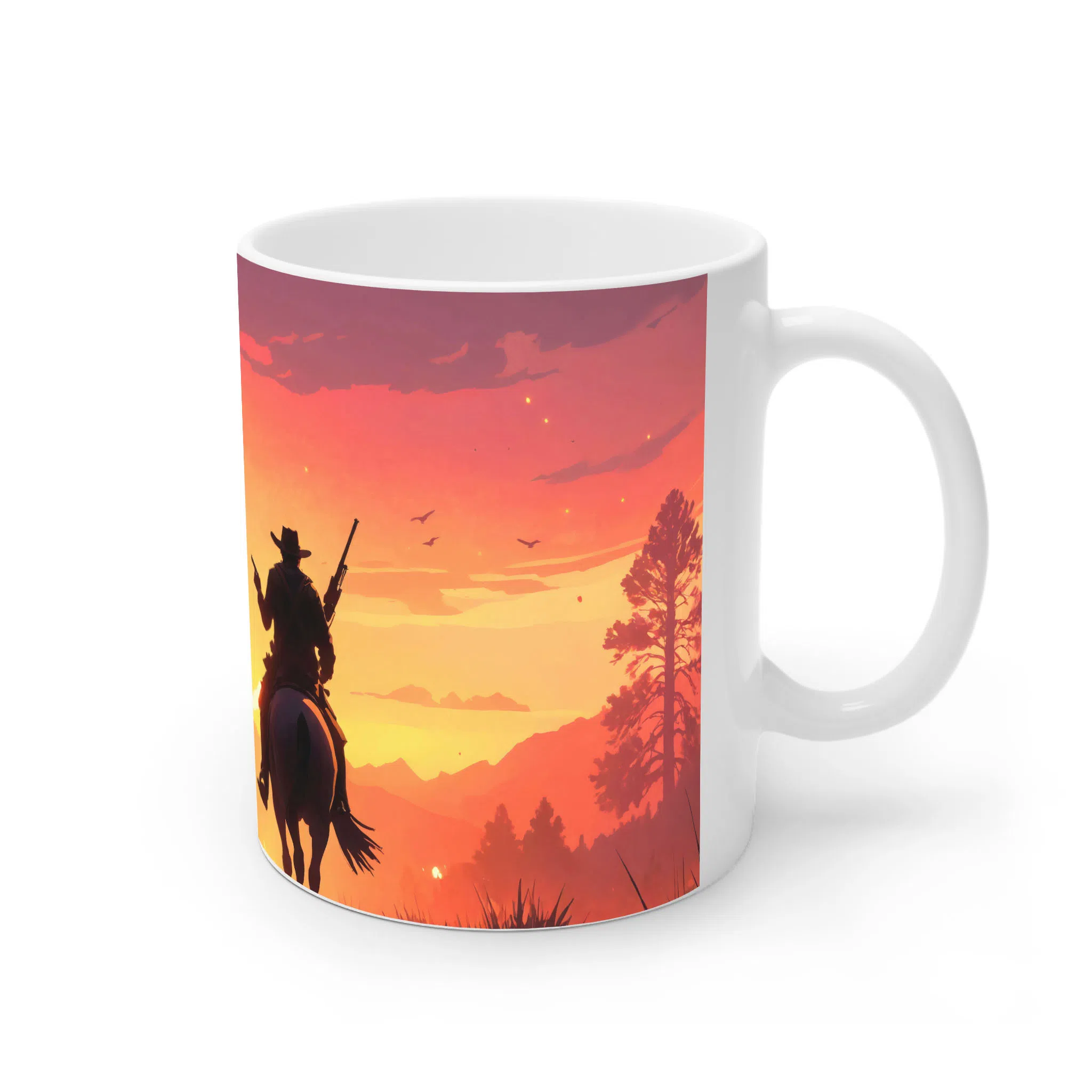 ماگ لیمینات طرح بازی Red Dead Redemption Game کد NM9294 — تصویر 2