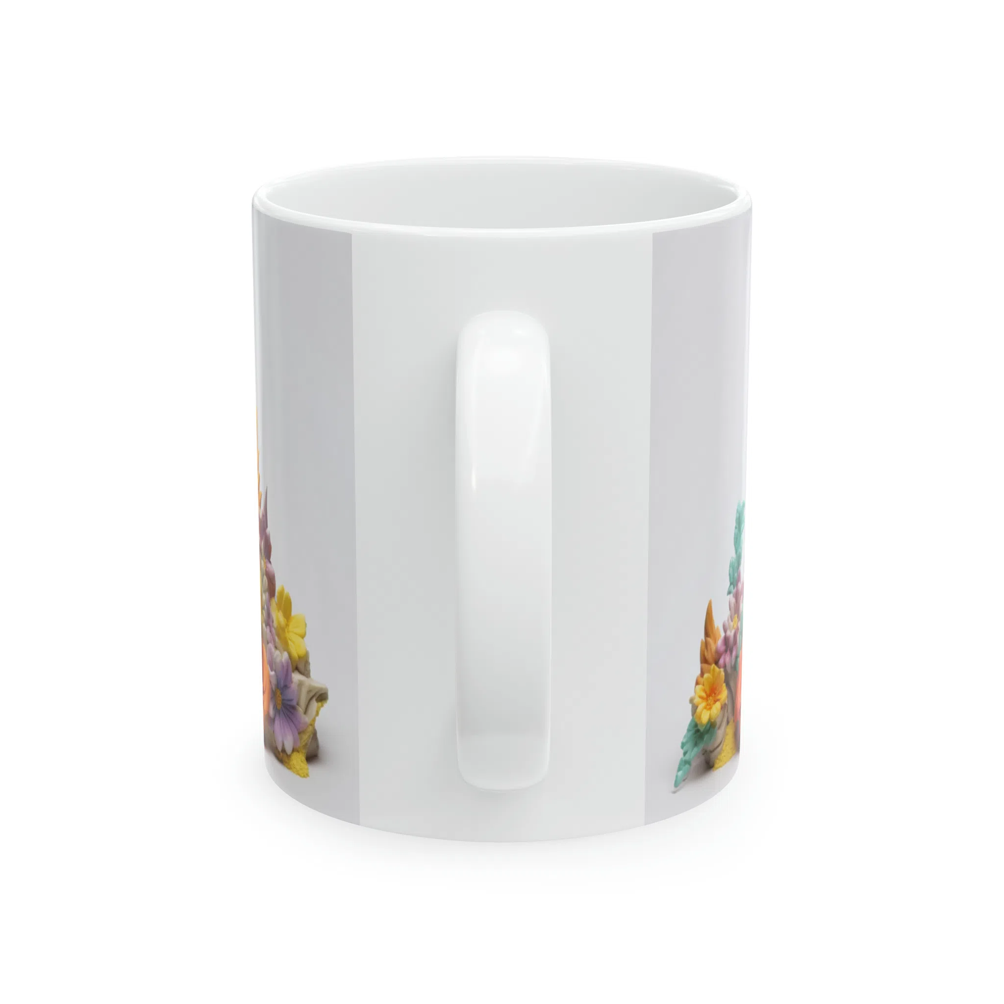 ماگ طرح سه بعدی خروس پررنگی مدل NM3025 — تصویر 7
