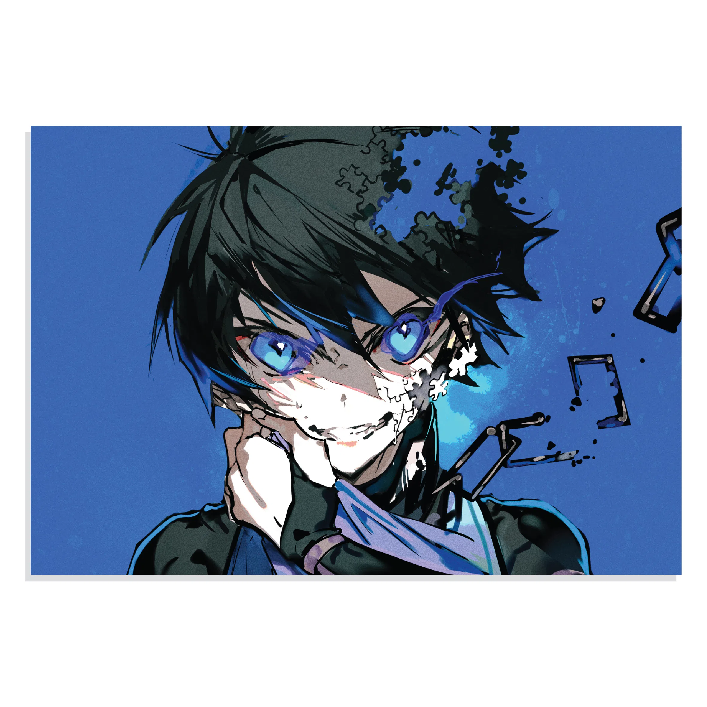 پوستر  طرح انیمه قفل آبی Blue Lock Anime مدل 0502