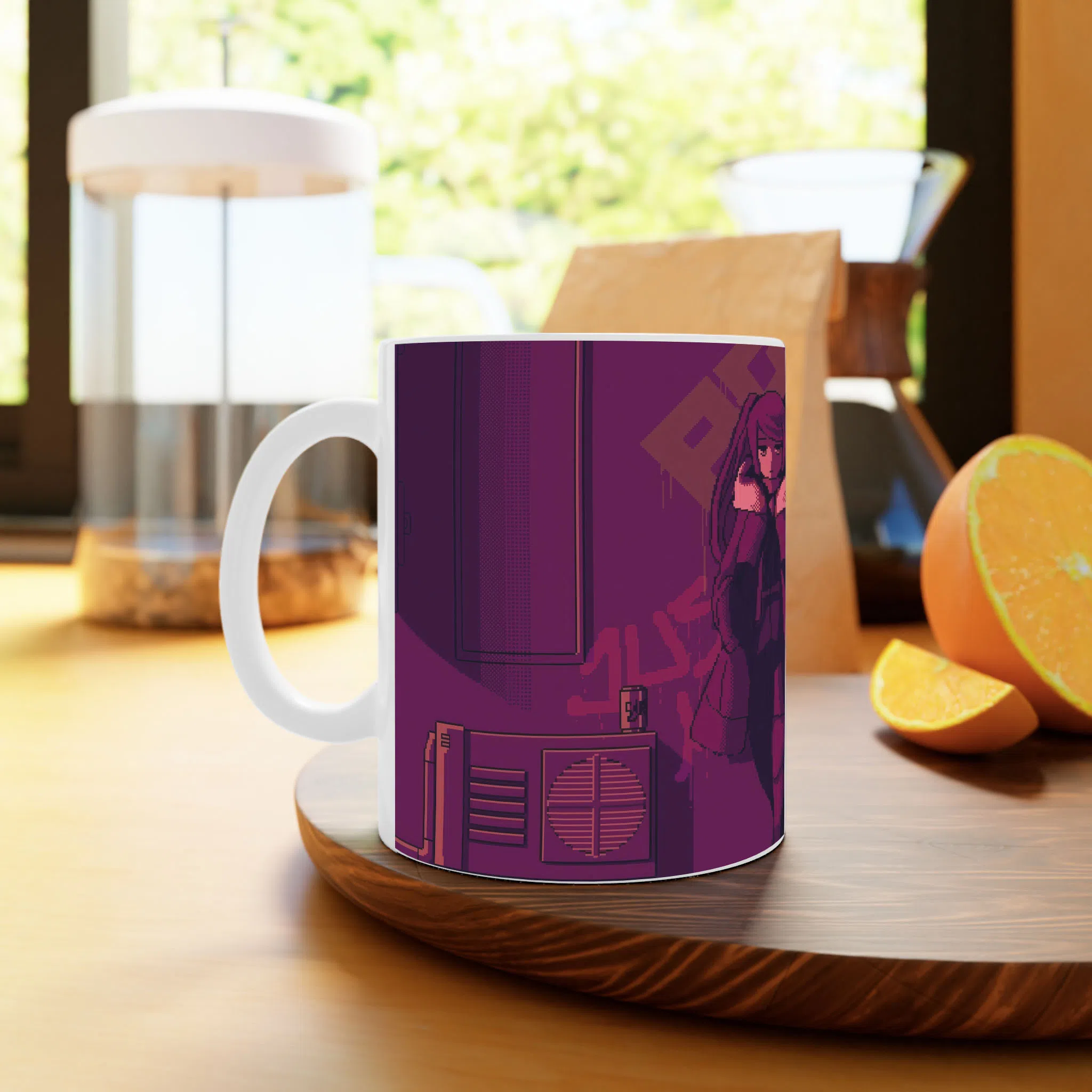 ماگ لیمینات طرح بازی سایبرپانک Cyberpunk 2077 Game کد NM6797 — تصویر 3