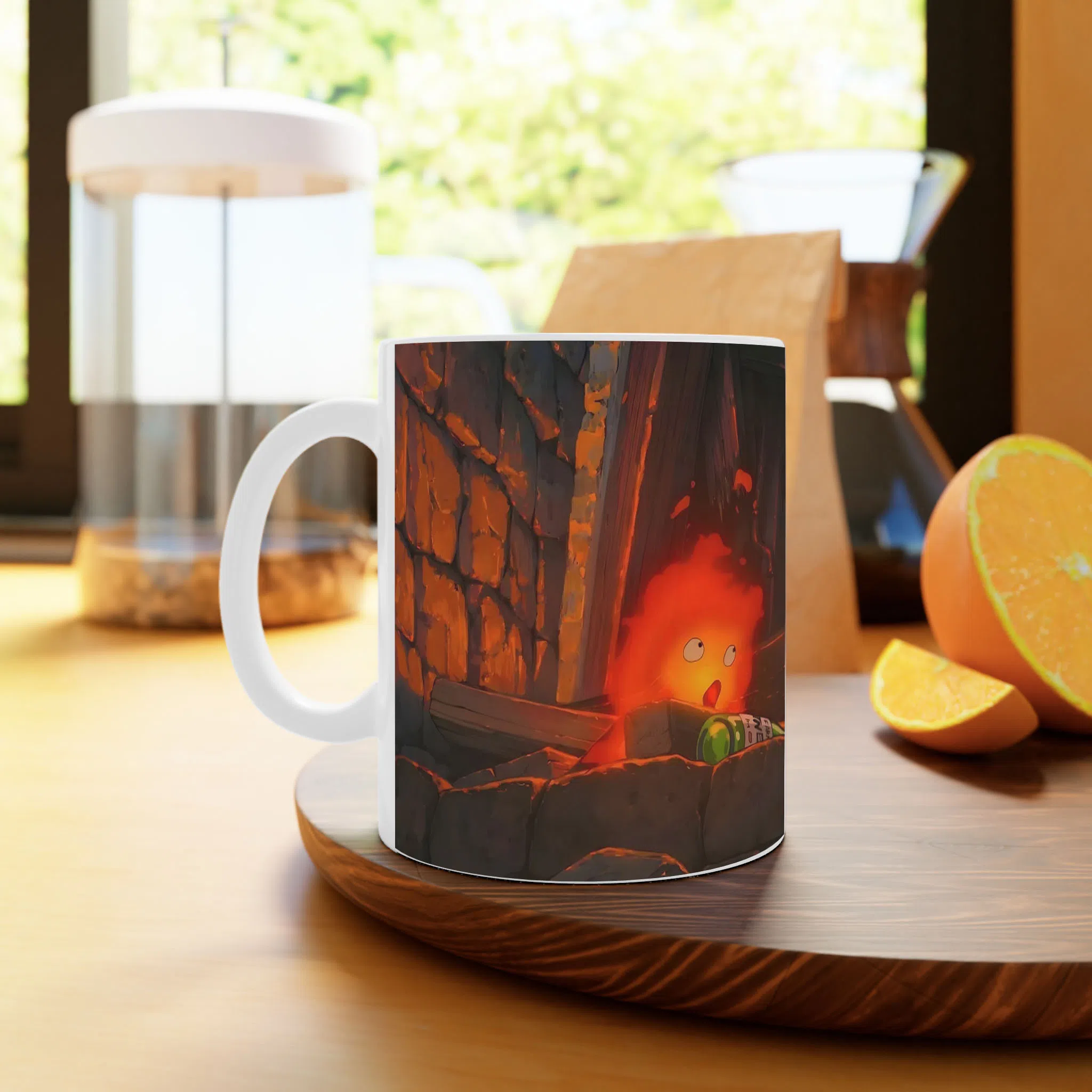 ماگ لیمینات طرح قلعه هاول Howl's Moving Castle کد NM14133 — تصویر 3