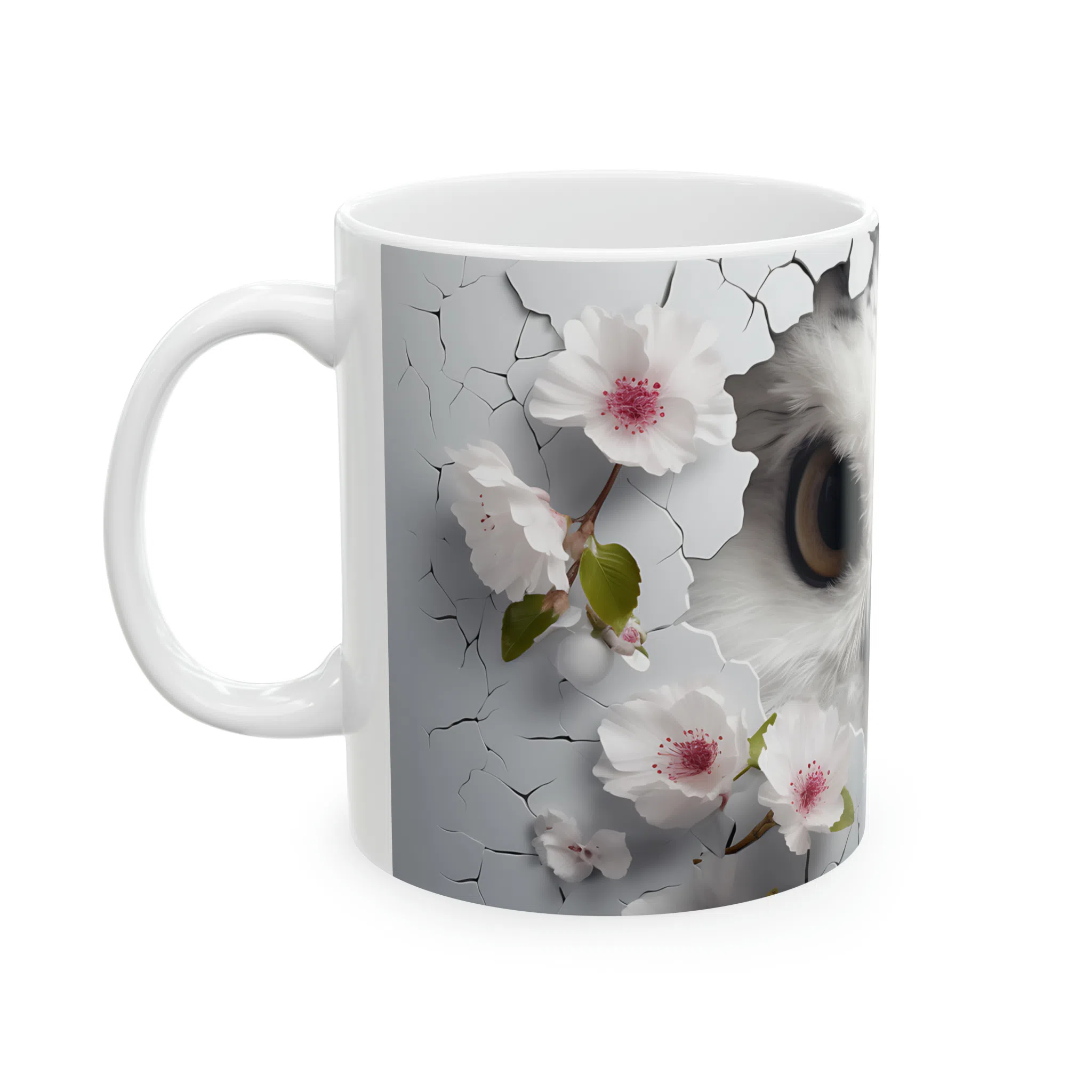 ماگ طرح سه بعدی حیوانات جغد owl مدل NM3185 — تصویر 2