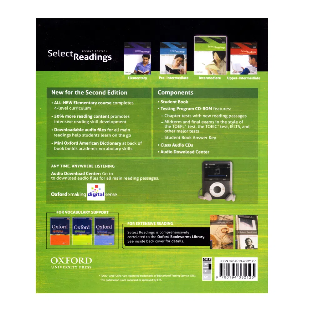 کتاب Select Readings Intermediate اثر Linda Lee And Erik Gundersen انتشارات اشتیاق نور — تصویر 2