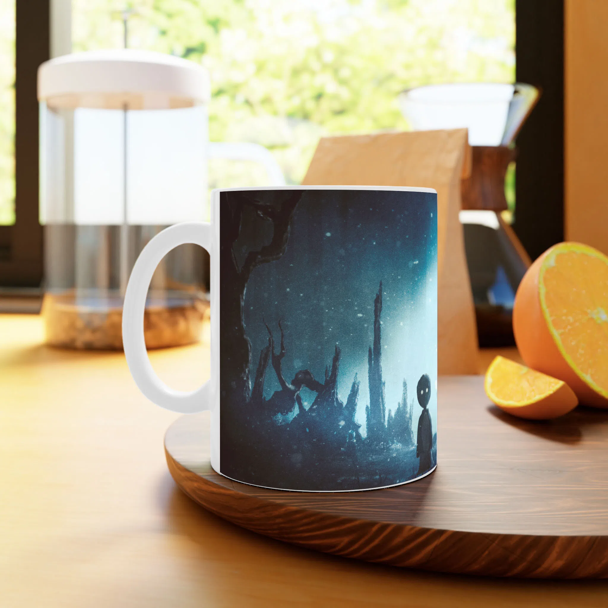 ماگ لیمینات طرح سریال چیز های عجیب Stranger Things کد NM5142 — تصویر 3