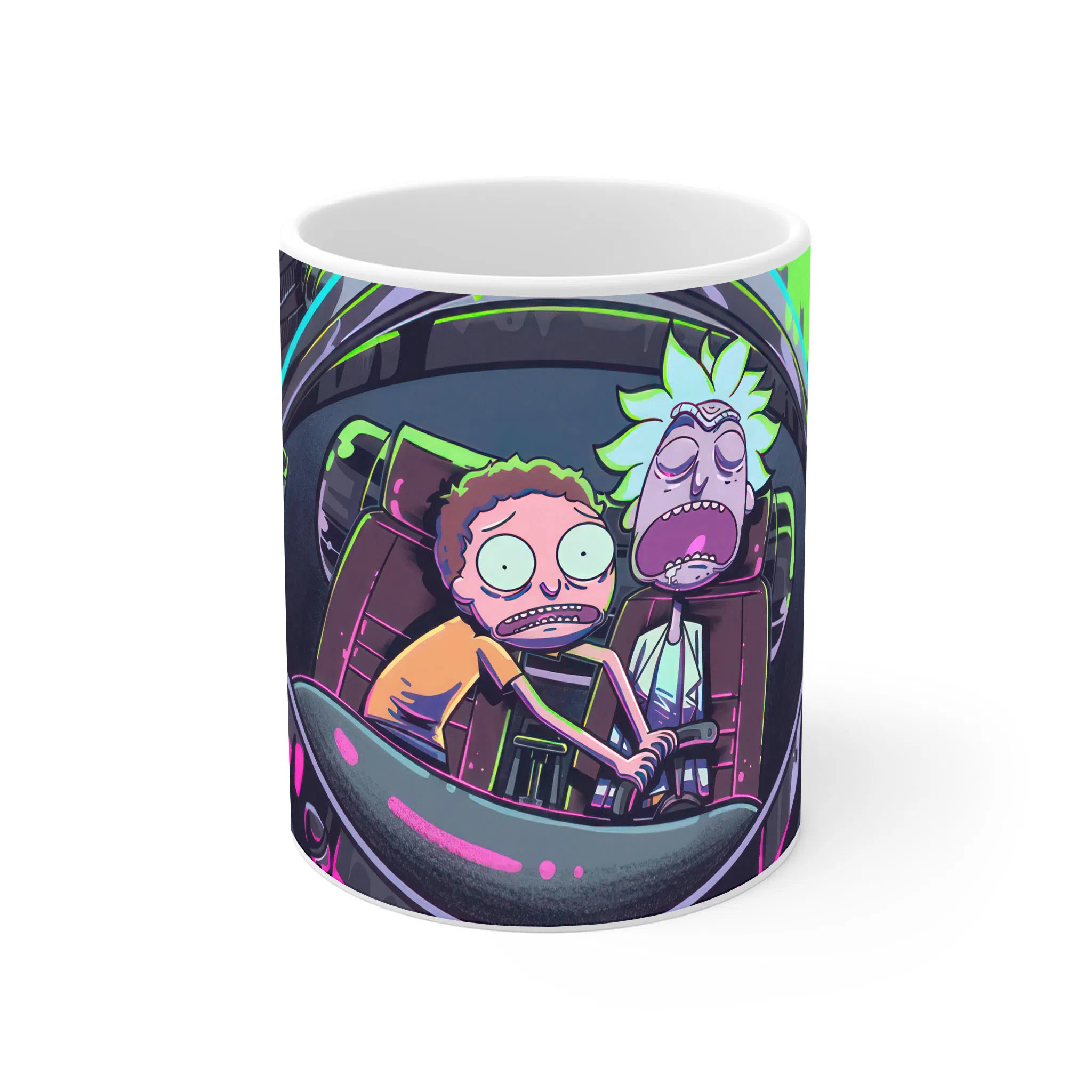 ماگ لیمینات طرح سریال ریک و مورتی Rick and Morty کد NM4913