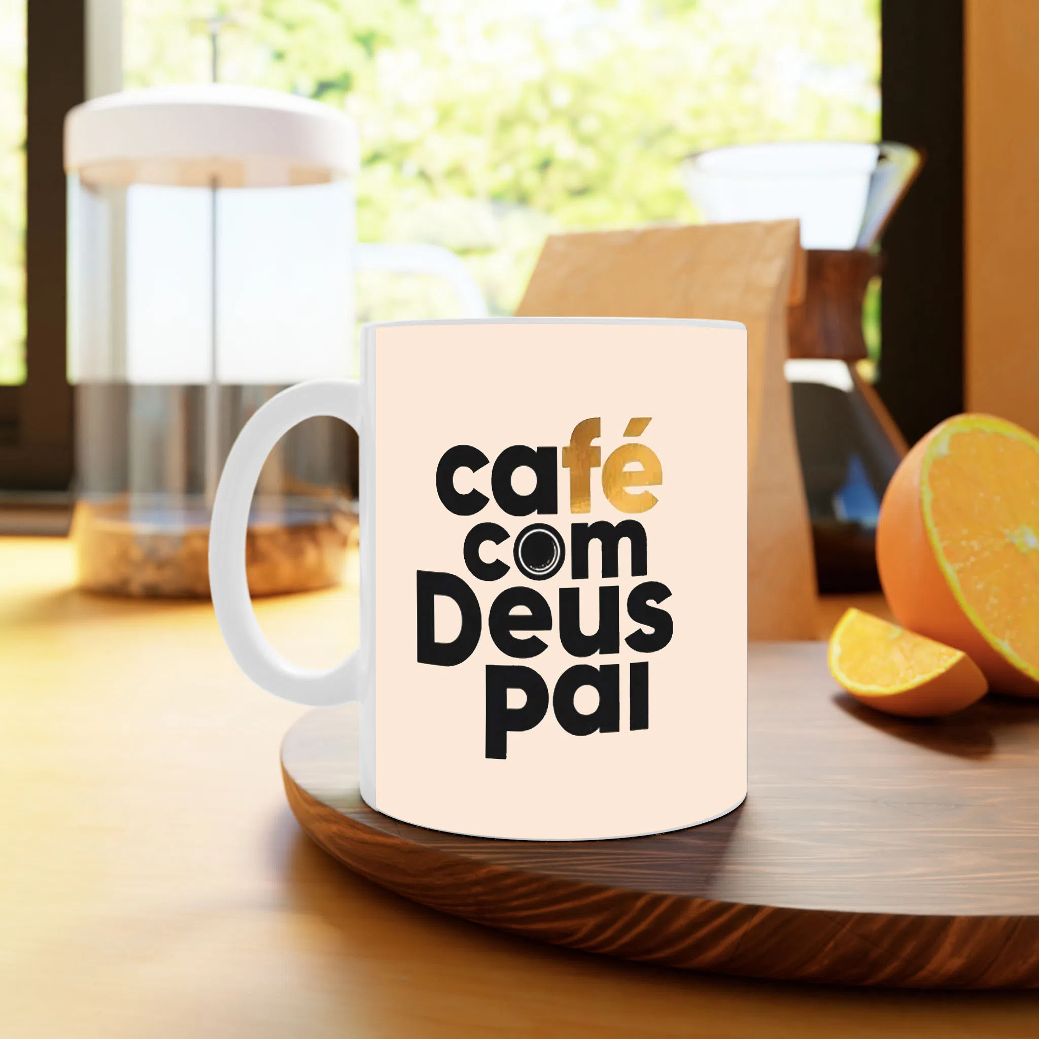 ماگ لیمینات طرح قهوه کد NM13771 — تصویر 3
