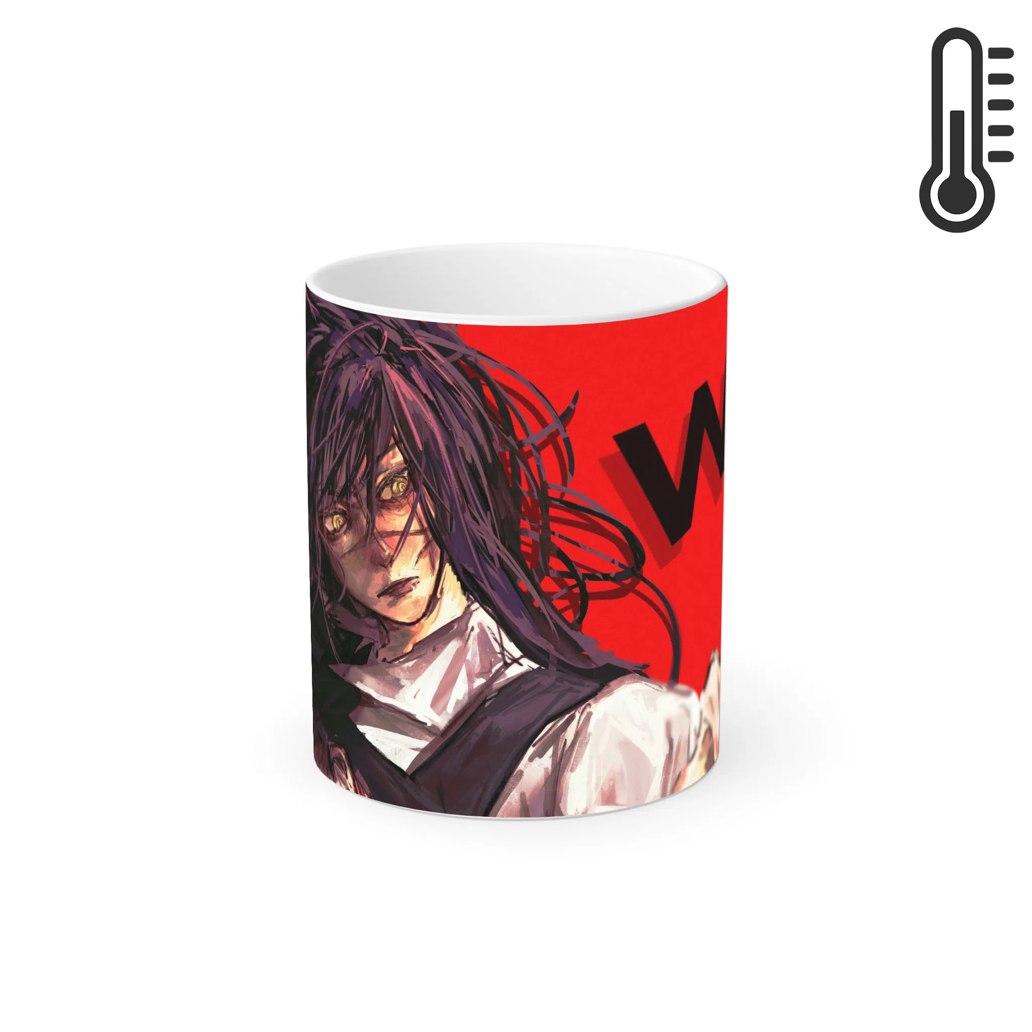 ماگ حرارتی لیمینات طرح انیمه مرد اره برقی - Chainsaw Man کد NM0561