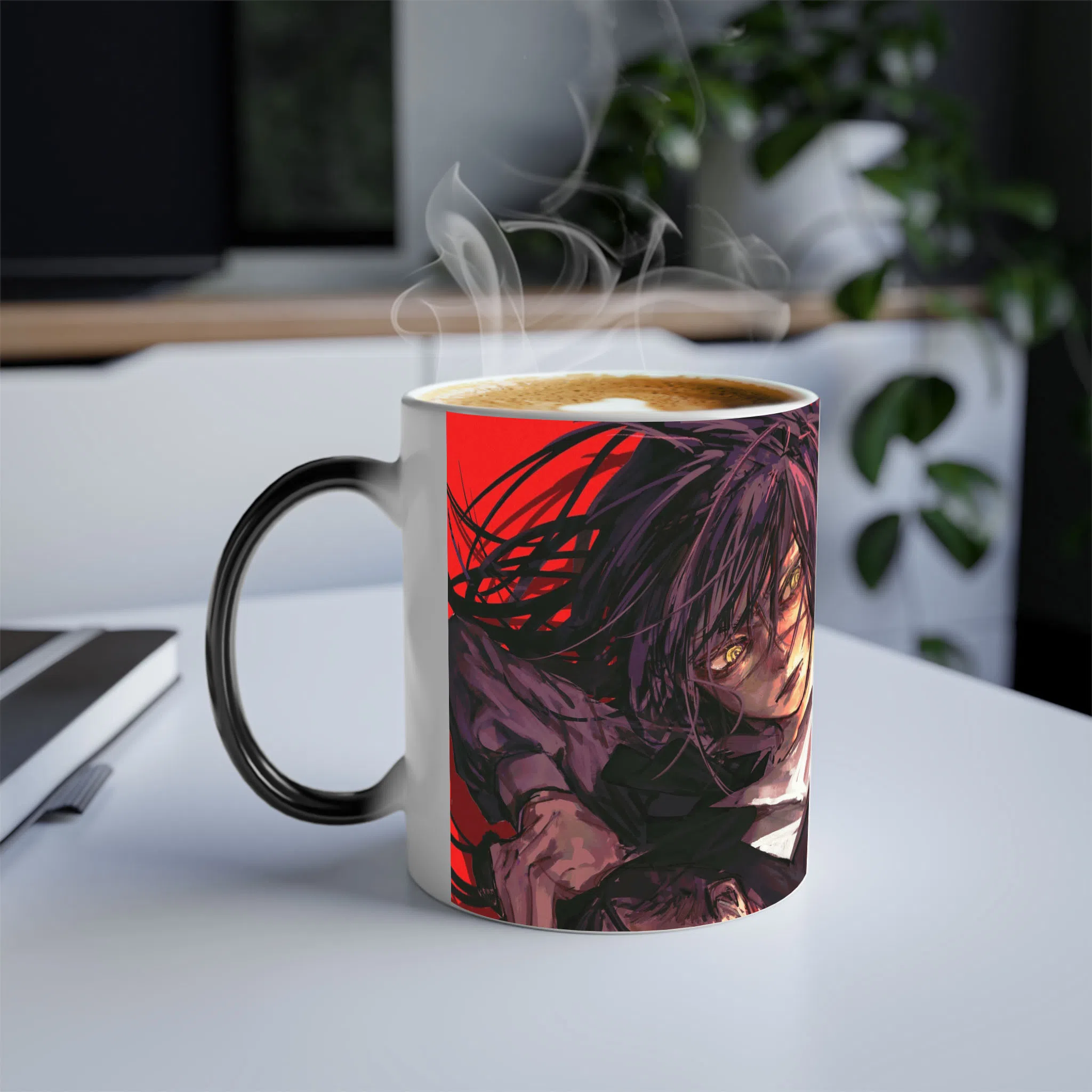 ماگ حرارتی لیمینات طرح انیمه مرد اره برقی - Chainsaw Man کد NM0561 — تصویر 3