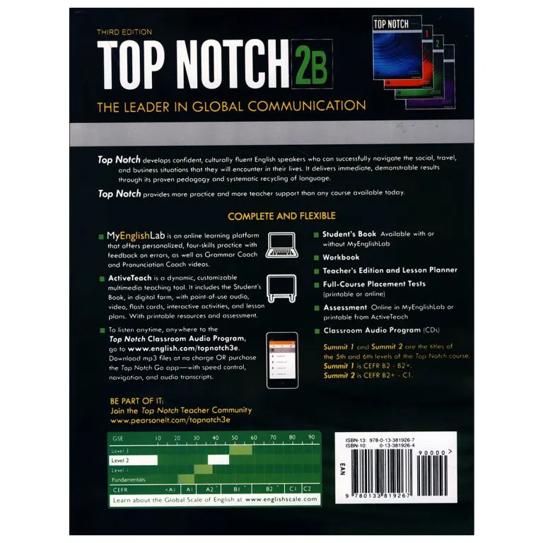 کتاب Top Notch 3rd 2B اثر Joan Saslow and Allen Ascher انتشارات واژه اندیش — تصویر 2