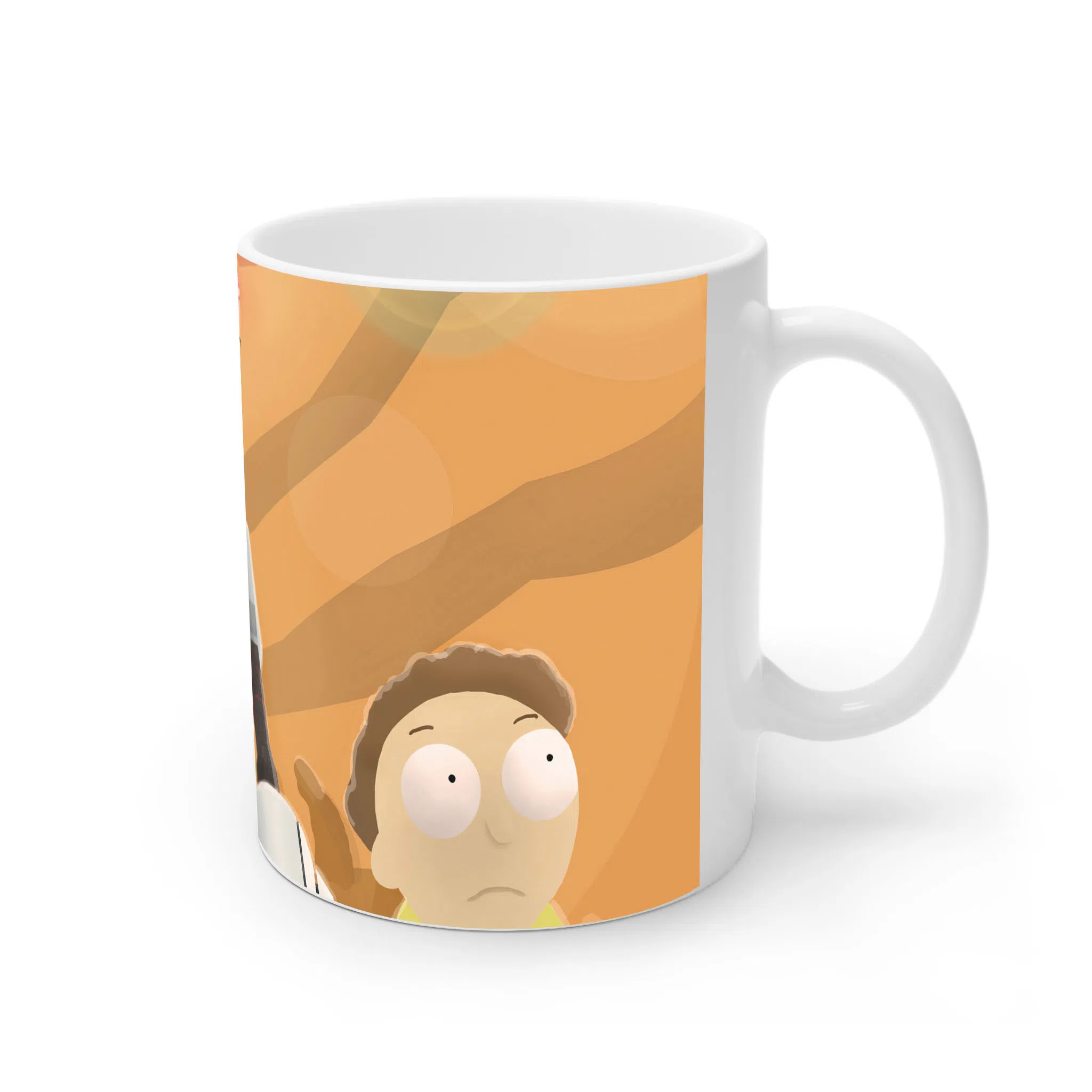 ماگ لیمینات طرح سریال ریک و مورتی Rick and Morty کد NM4888 — تصویر 2