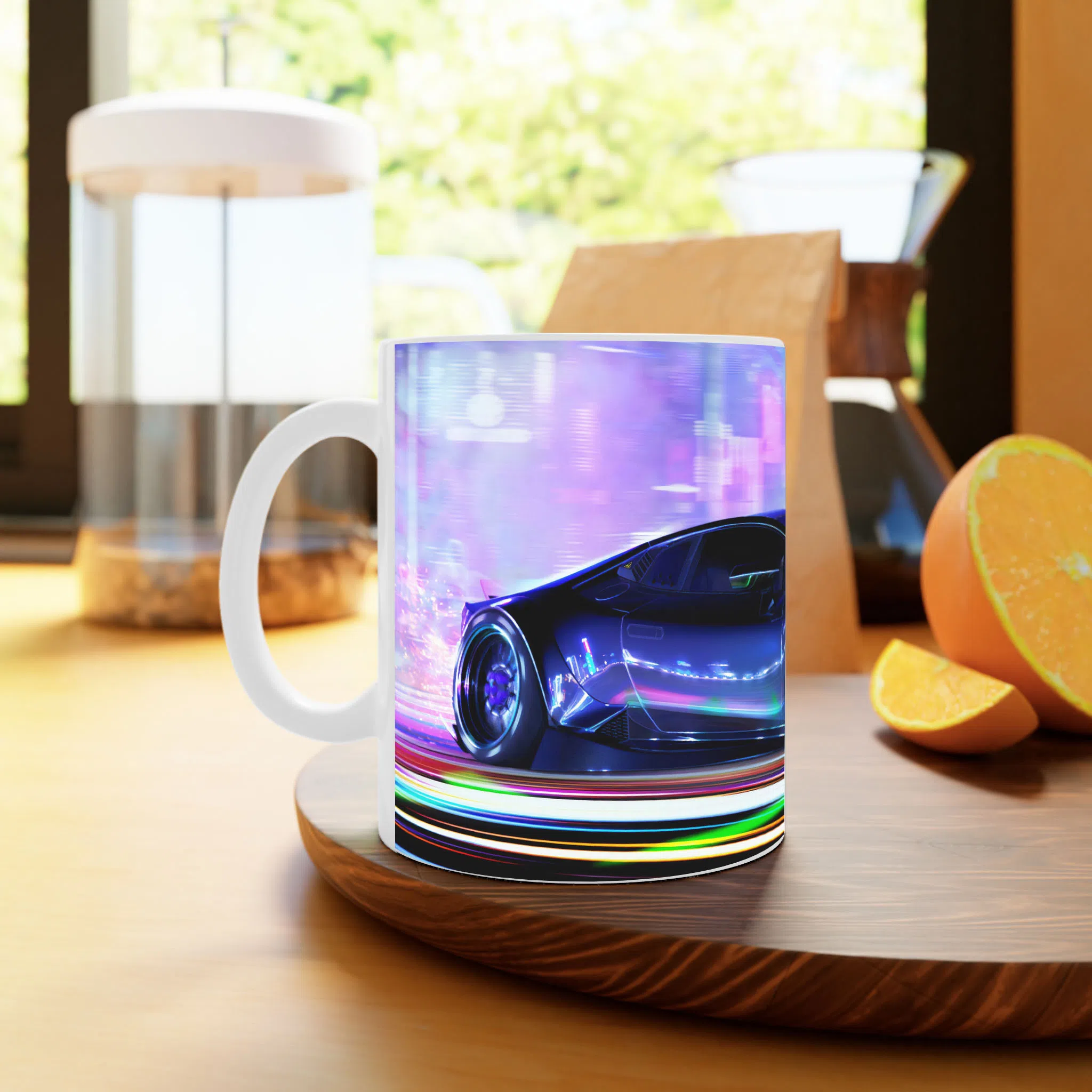 ماگ لیمینات طرح بازی سایبرپانک Cyberpunk 2077 Game کد NM6696 — تصویر 2