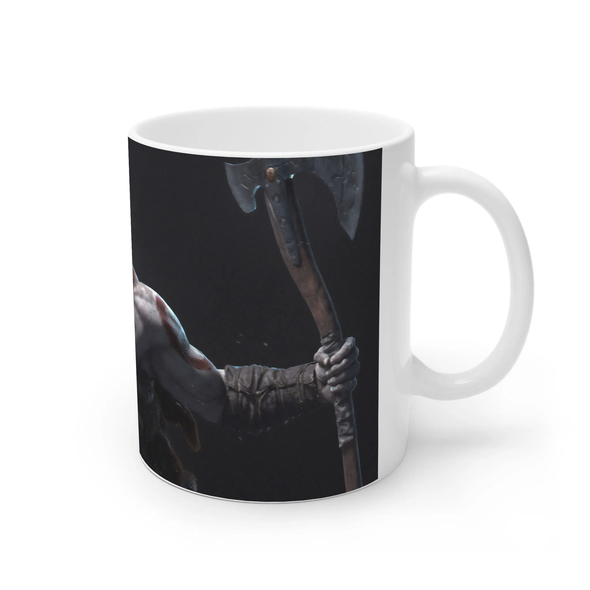 ماگ لیمینات طرح بازی خدای جنگ گاد آف وار God of War Kratos Game کد NM7793 — تصویر 2