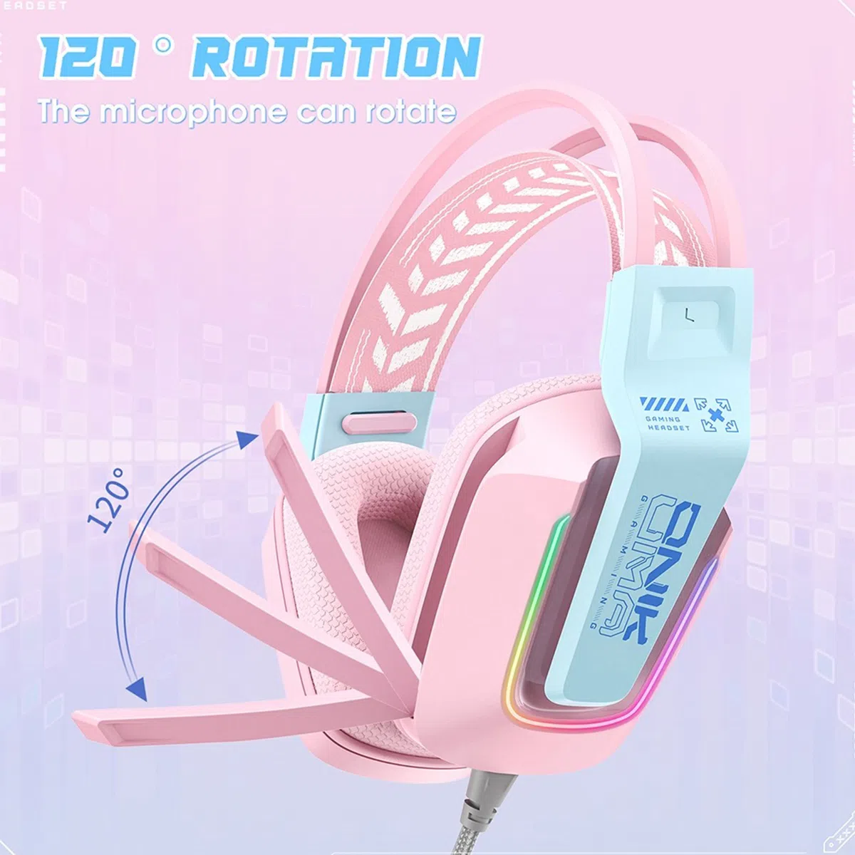 هدست گیمینگ اونیکوما مدل X13 RGB — تصویر 10