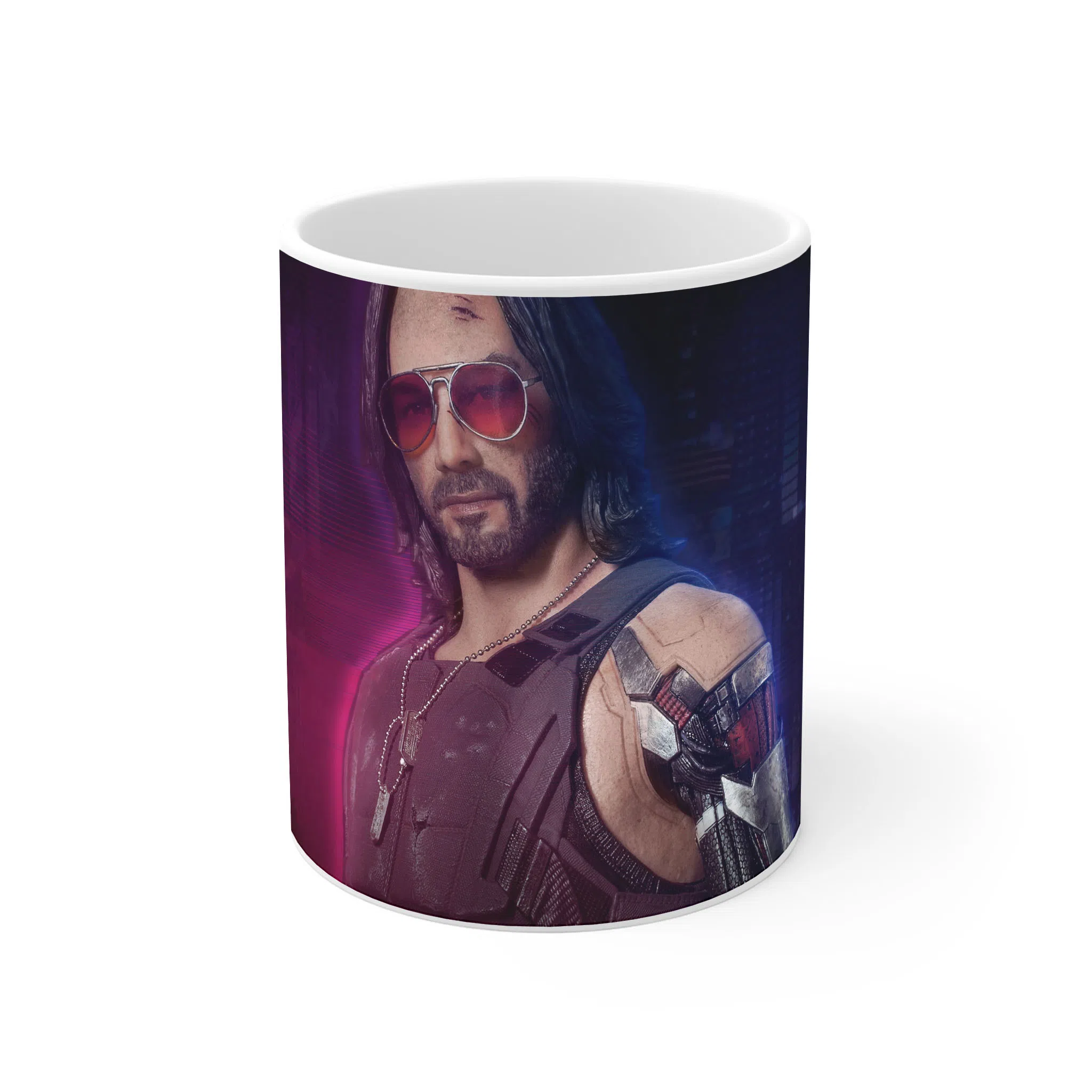 ماگ لیمینات طرح بازی سایبرپانک Cyberpunk 2077 Game کد NM6621 — تصویر 2