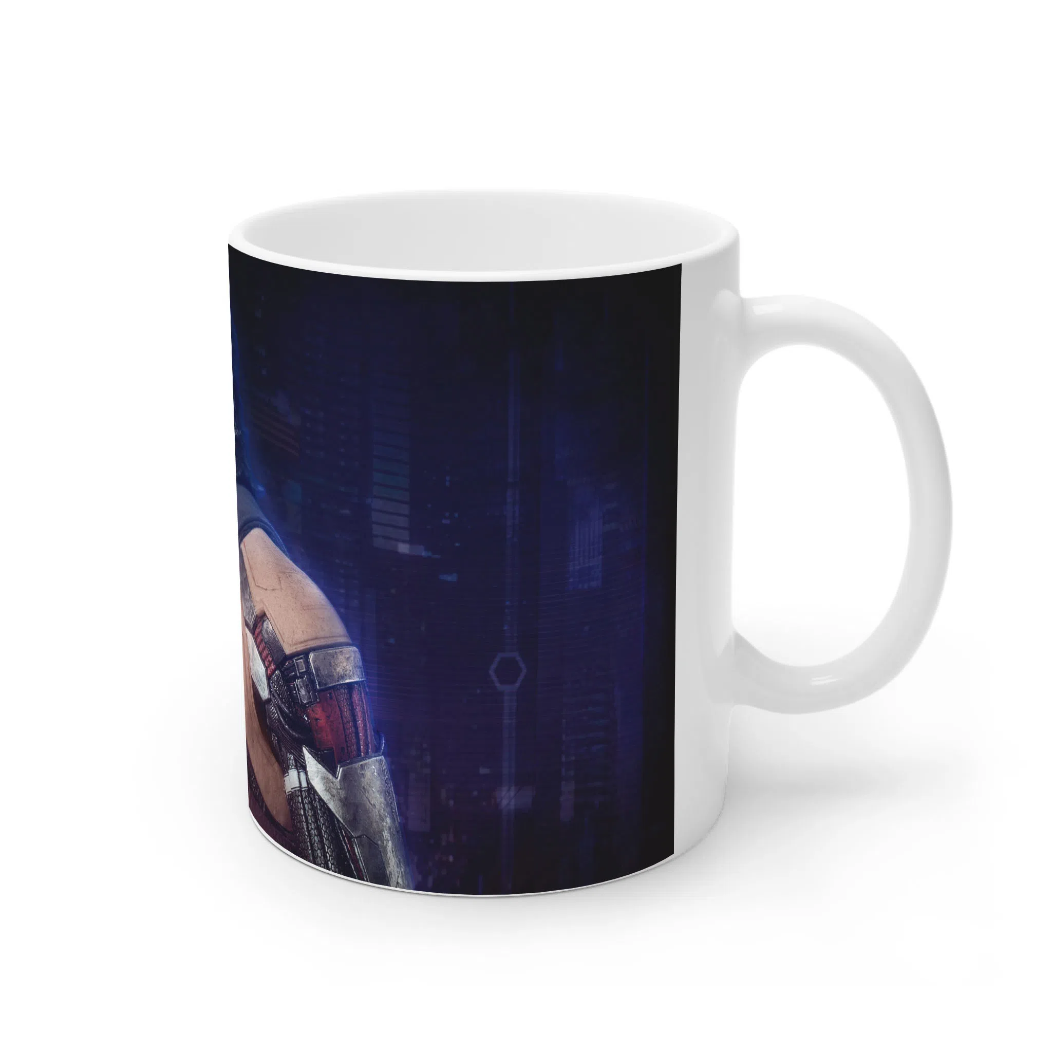 ماگ لیمینات طرح بازی سایبرپانک Cyberpunk 2077 Game کد NM6621 — تصویر 4