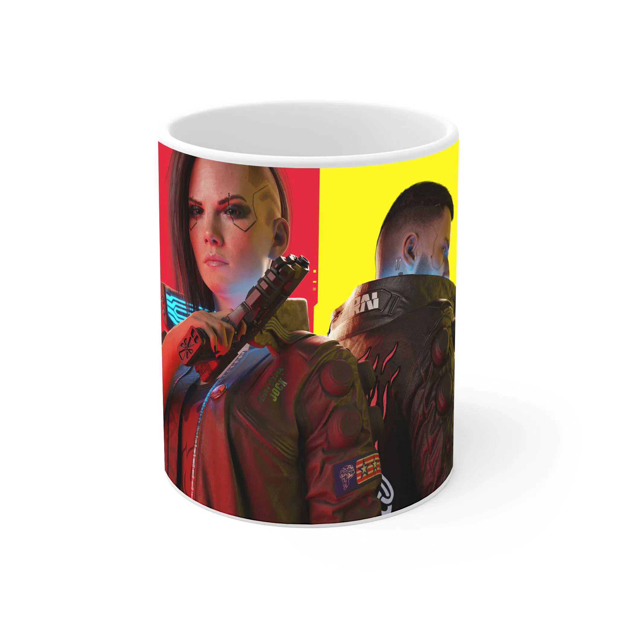 ماگ لیمینات طرح بازی سایبرپانک Cyberpunk 2077 Game کد NM6655