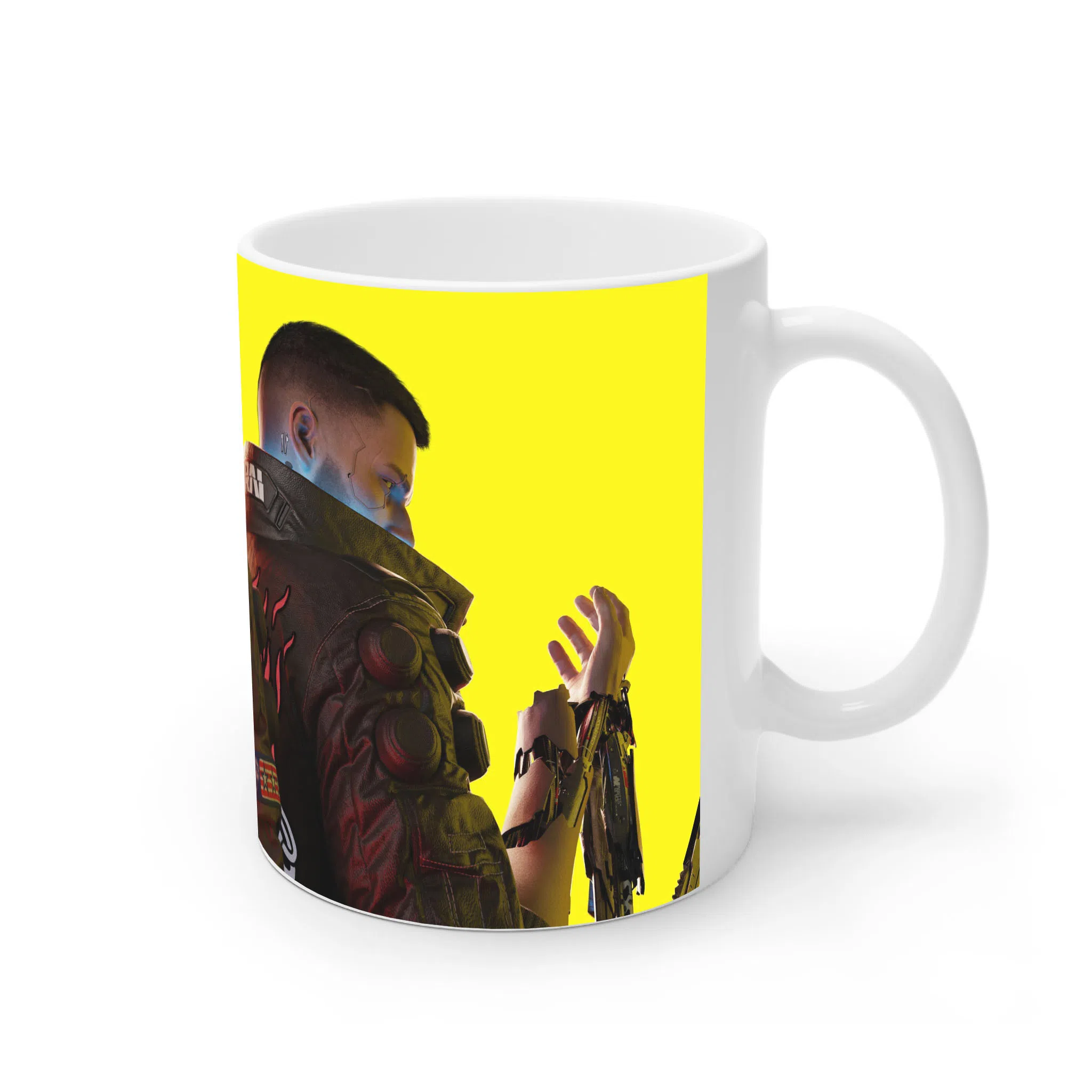 ماگ لیمینات طرح بازی سایبرپانک Cyberpunk 2077 Game کد NM6655 — تصویر 2
