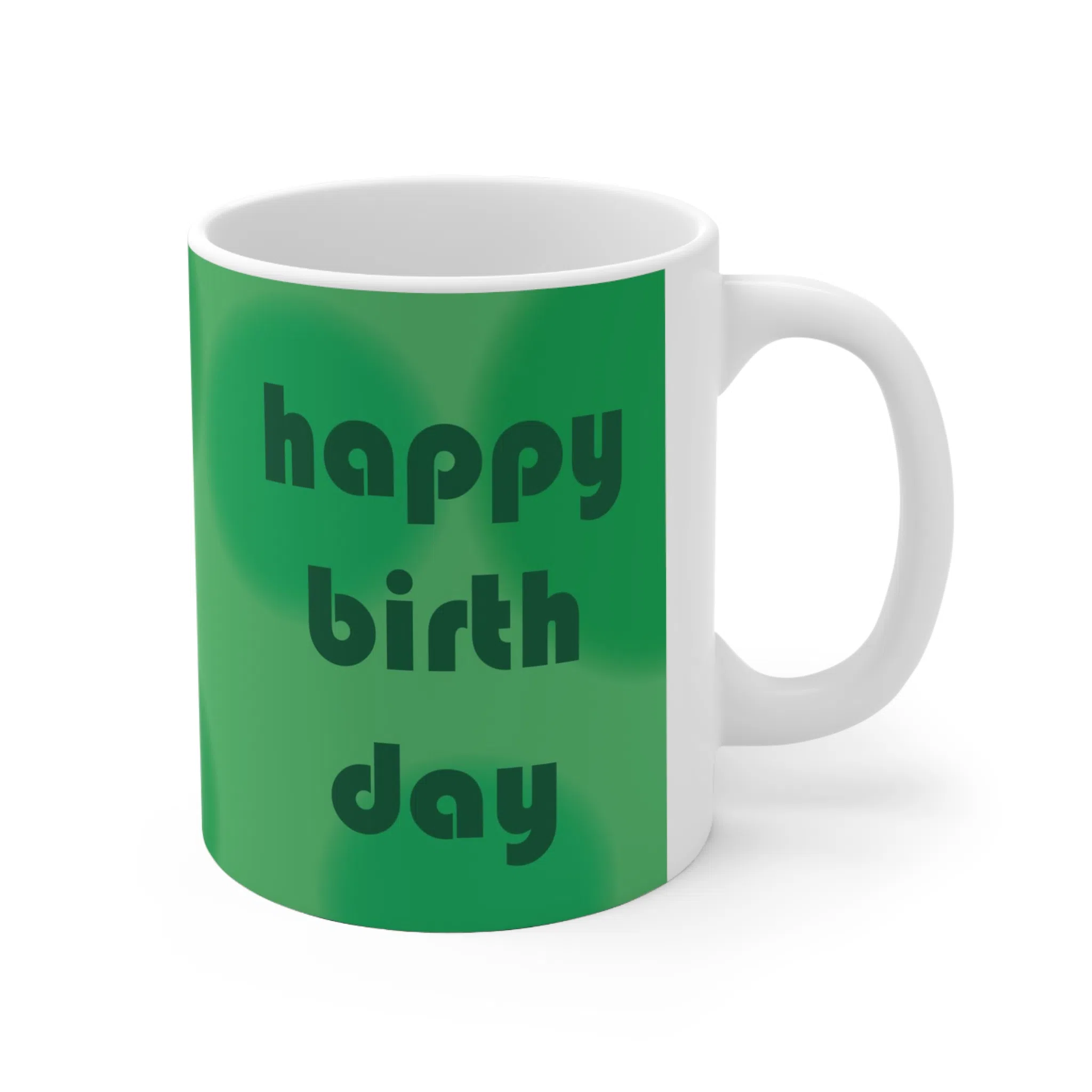 ماگ طرح حیوانات بانمک - سگ - تبریک تولد Cute Animals - Dog - Happy Birthday مدل NM1251 — تصویر 2