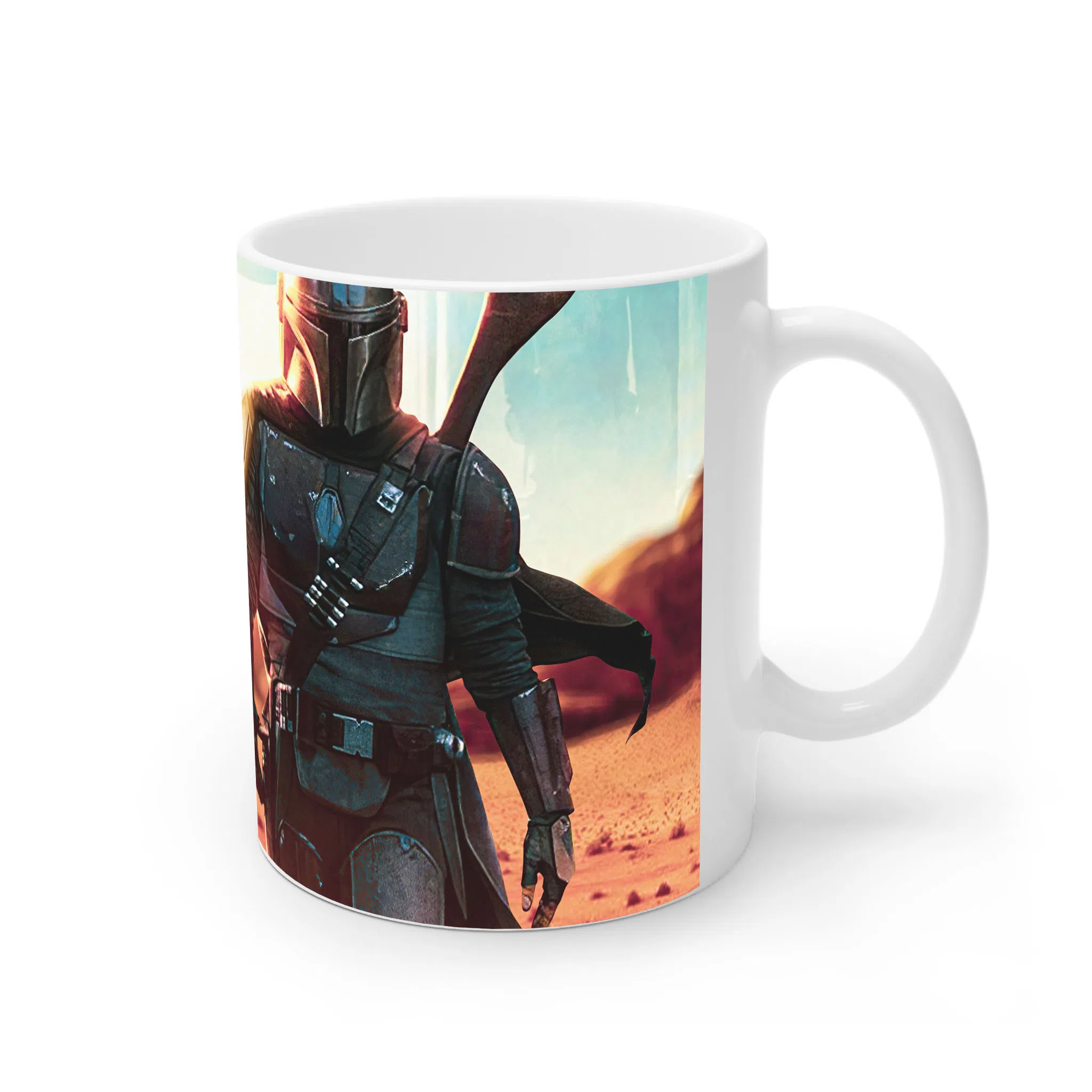 ماگ لیمینات طرح سریال مندلورین The Mandalorian کد NM5593 — تصویر 2