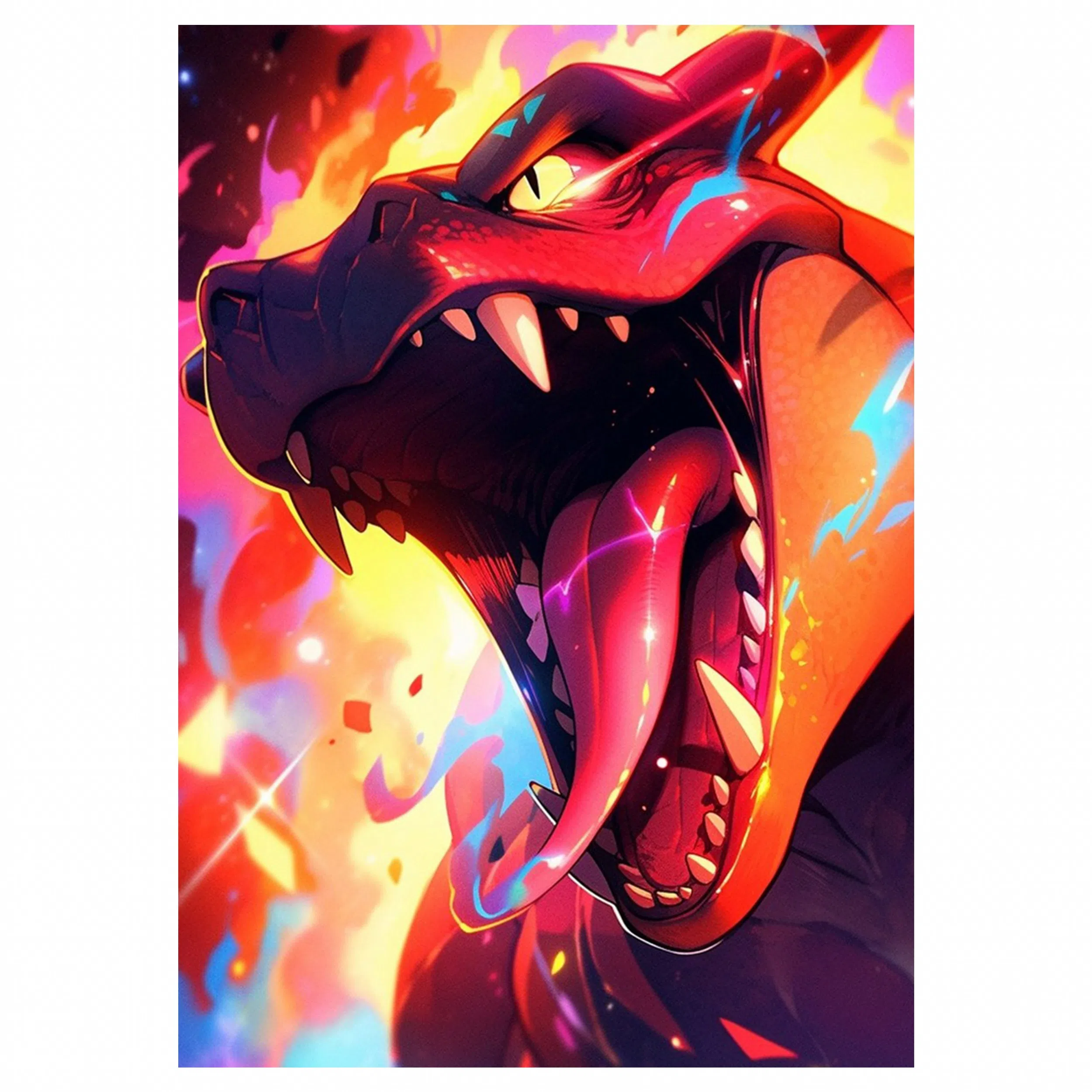تابلو شاسی لیمینات طرح انیمه پوکمون Pokemon مدل NV1286