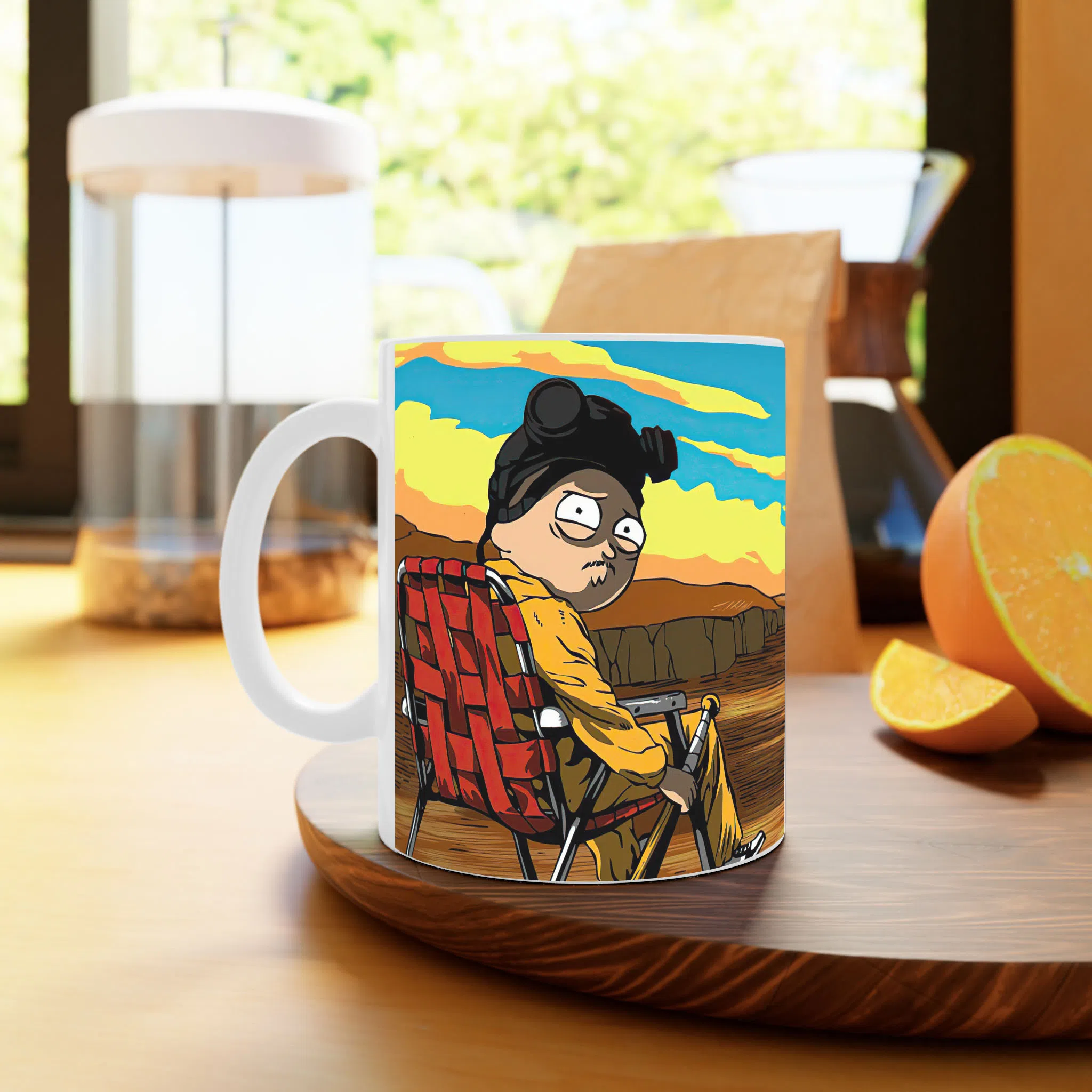 ماگ لیمینات طرح سریال ریک و مورتی Rick and Morty کد NM4898 — تصویر 2