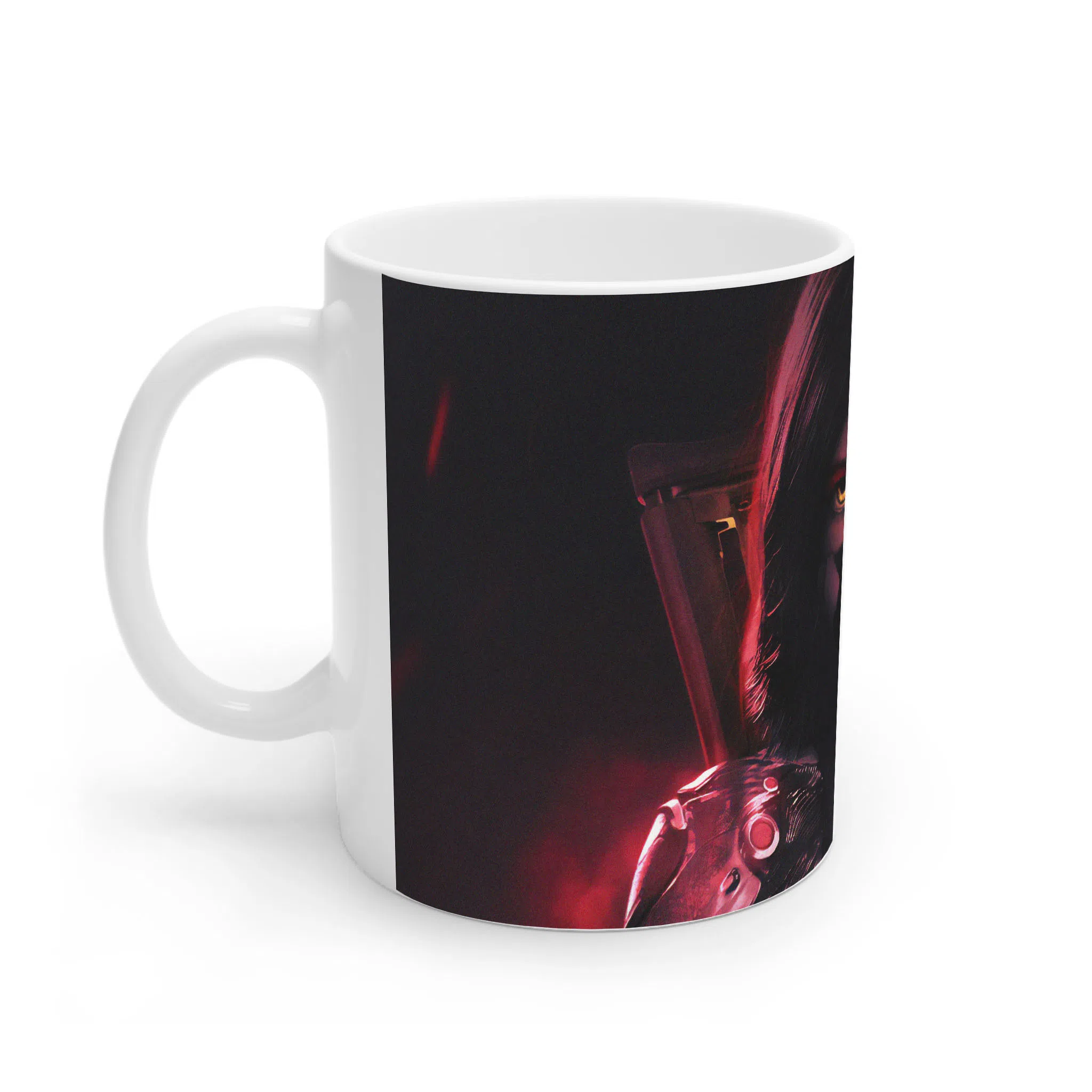 ماگ لیمینات طرح فیلم فرشته جنگ Battle Angel کد NM10859 — تصویر 3