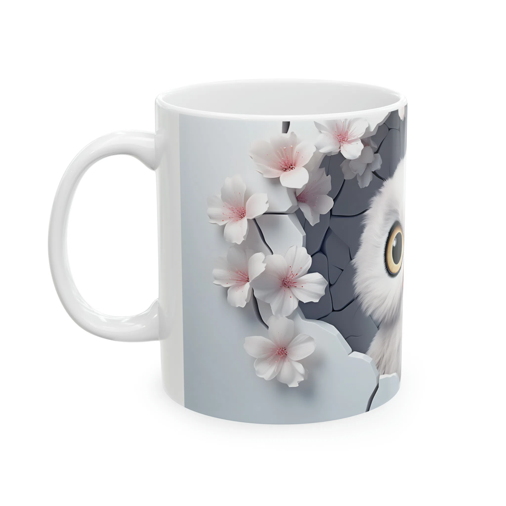 ماگ طرح سه بعدی حیوانات جغد owl مدل NM3202 — تصویر 2