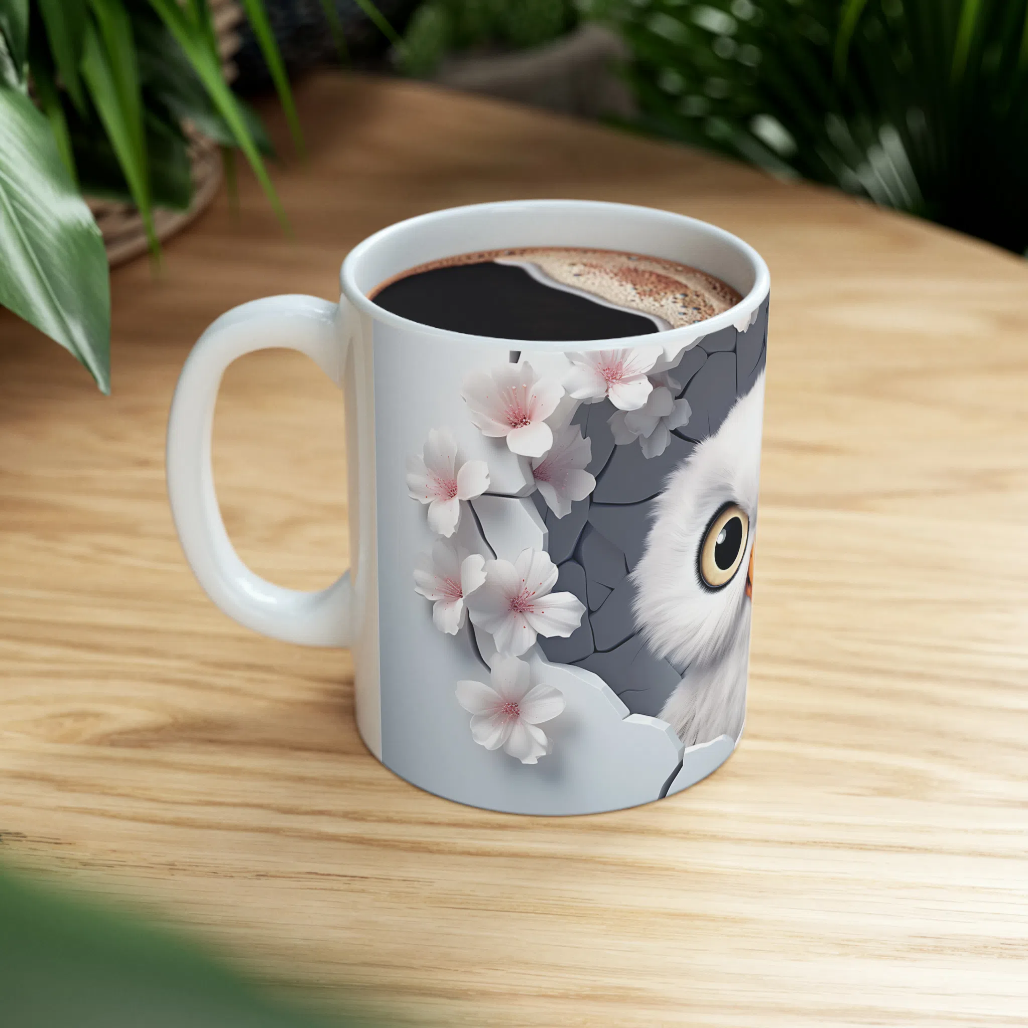 ماگ طرح سه بعدی حیوانات جغد owl مدل NM3202 — تصویر 4