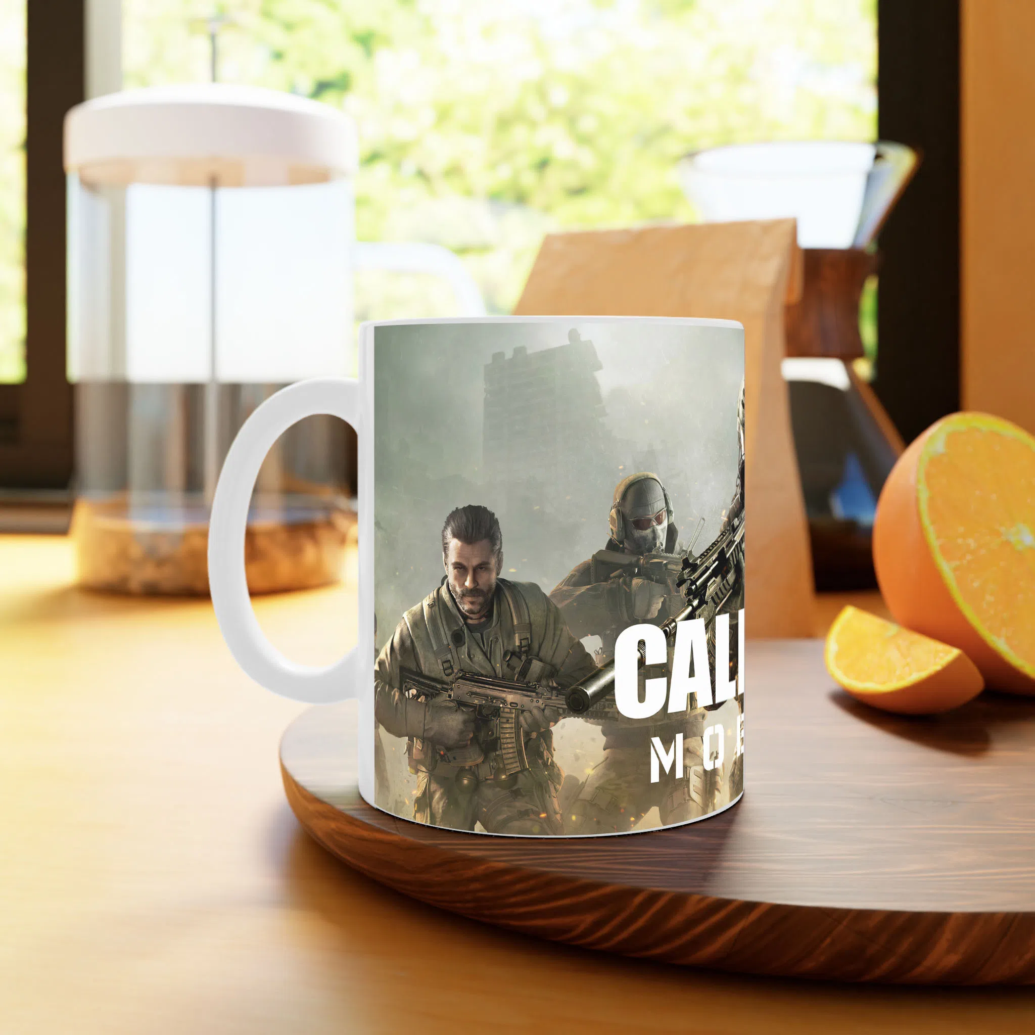 ماگ لیمینات طرح بازی ندای وظیفه Call of Duty Game کد NM6319 — تصویر 3