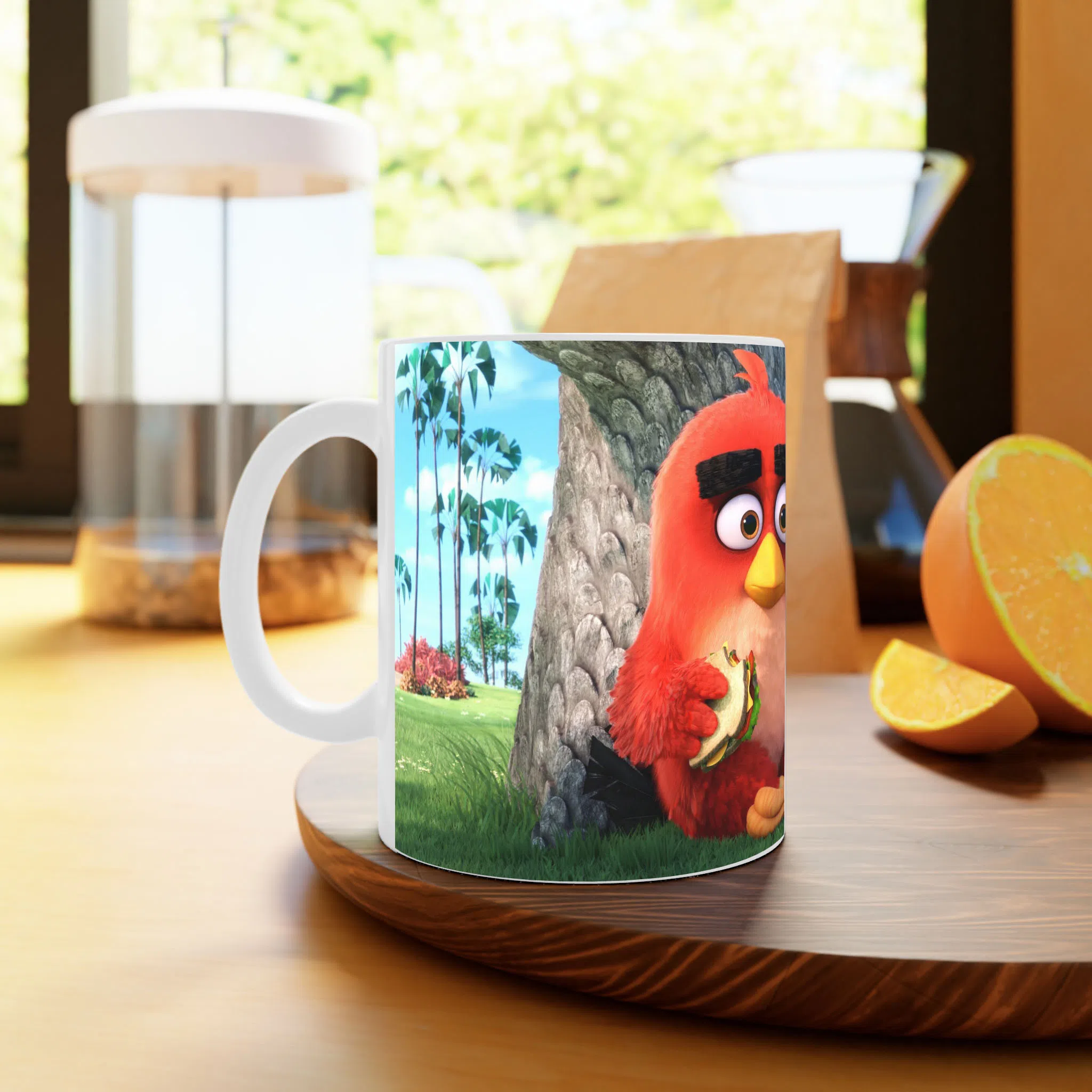 ماگ لیمینات طرح فیلم انگری بردز Angry Birds کد NM10481 — تصویر 3