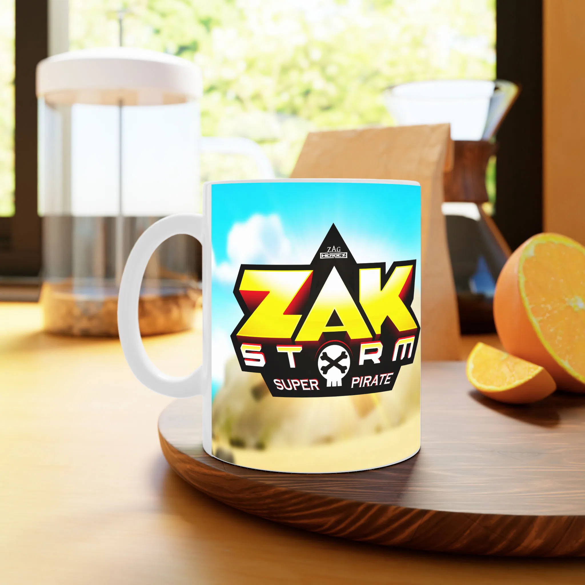 ماگ لیمینات طرح سریال Zak Storm شخصیت Zak کد NM5878 — تصویر 4
