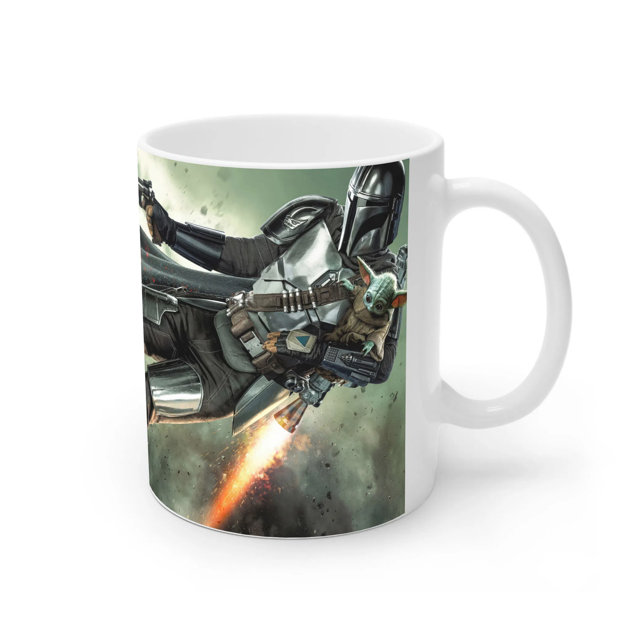 ماگ لیمینات طرح سریال مندلورین The Mandalorian کد NM5494 — تصویر 2