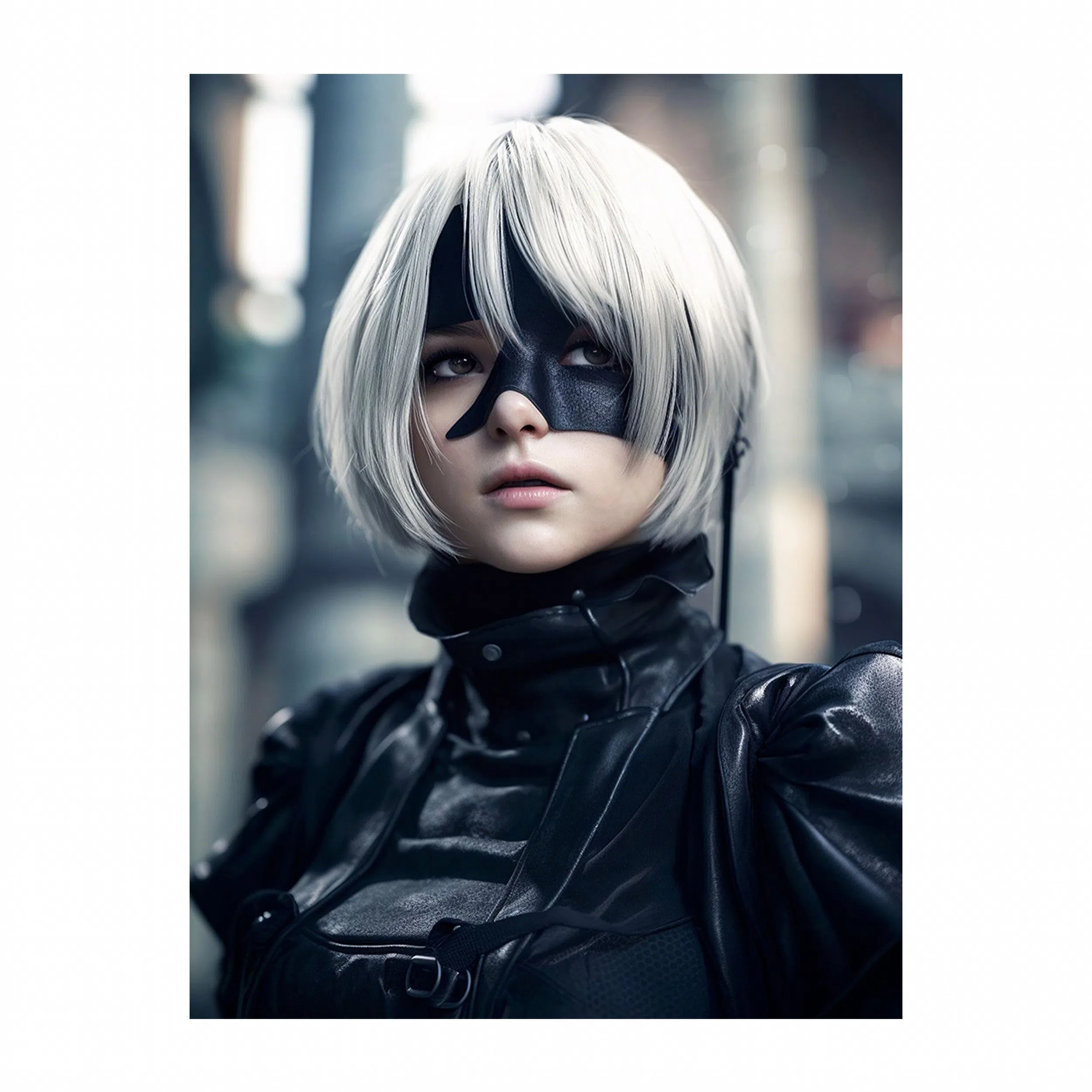 تابلو شاسی لیمینات طرح انیمه نایر اوتوماتا Nier Automata مدل NV1246