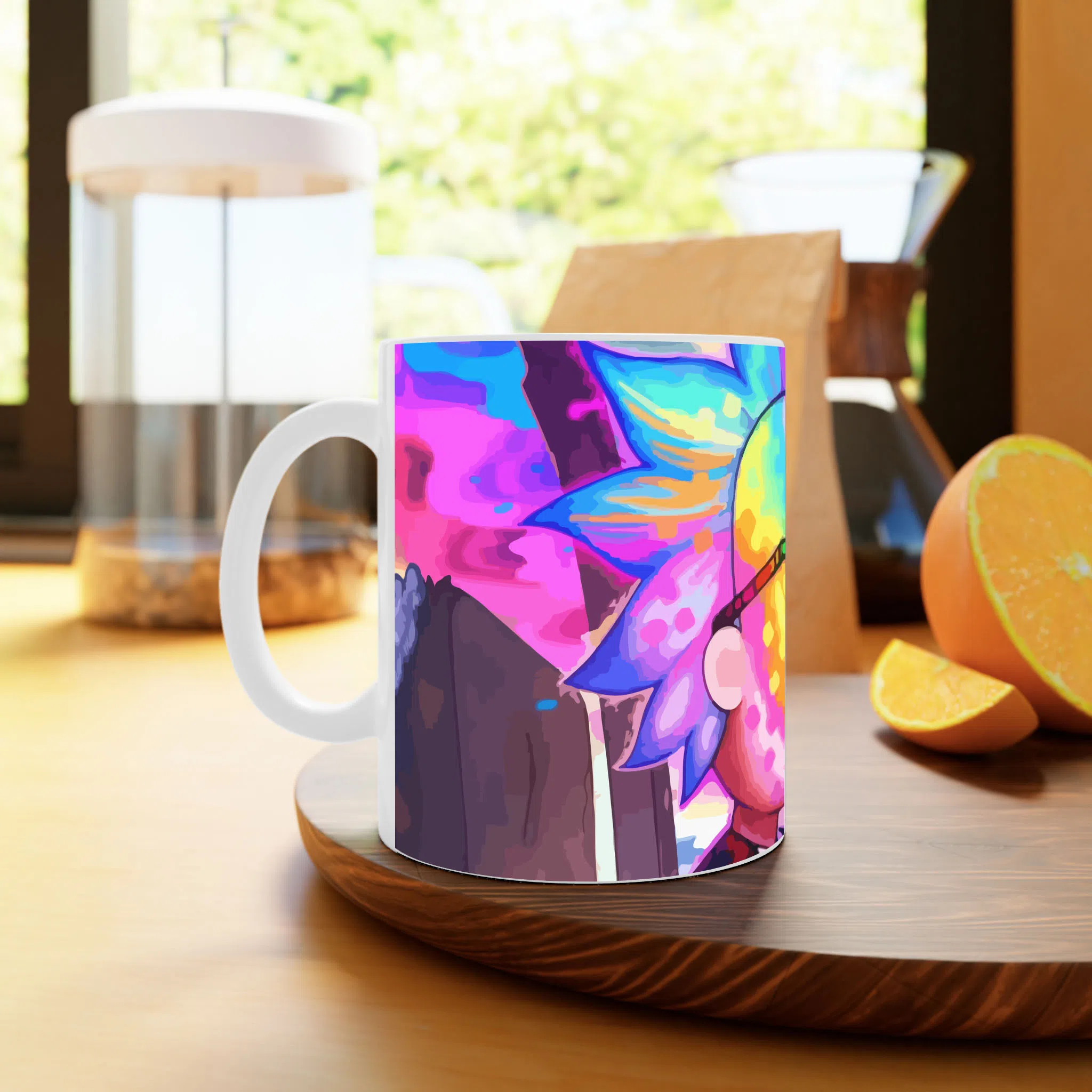 ماگ لیمینات طرح سریال ریک و مورتی Rick and Morty کد NM4932 — تصویر 3