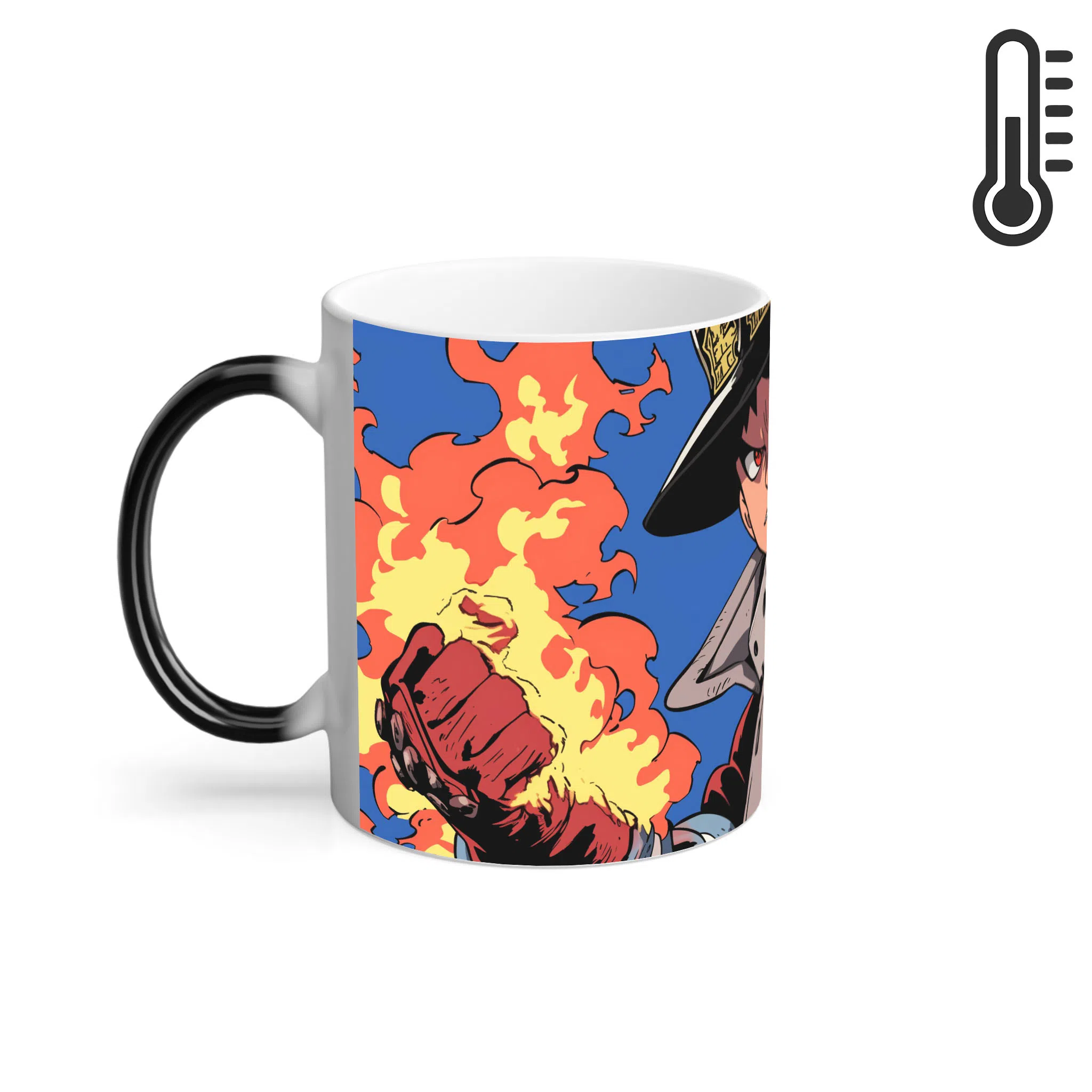 ماگ حرارتی لیمینات طرح انیمه نیروی آتش - Fire Force کد NM0833 — تصویر 2