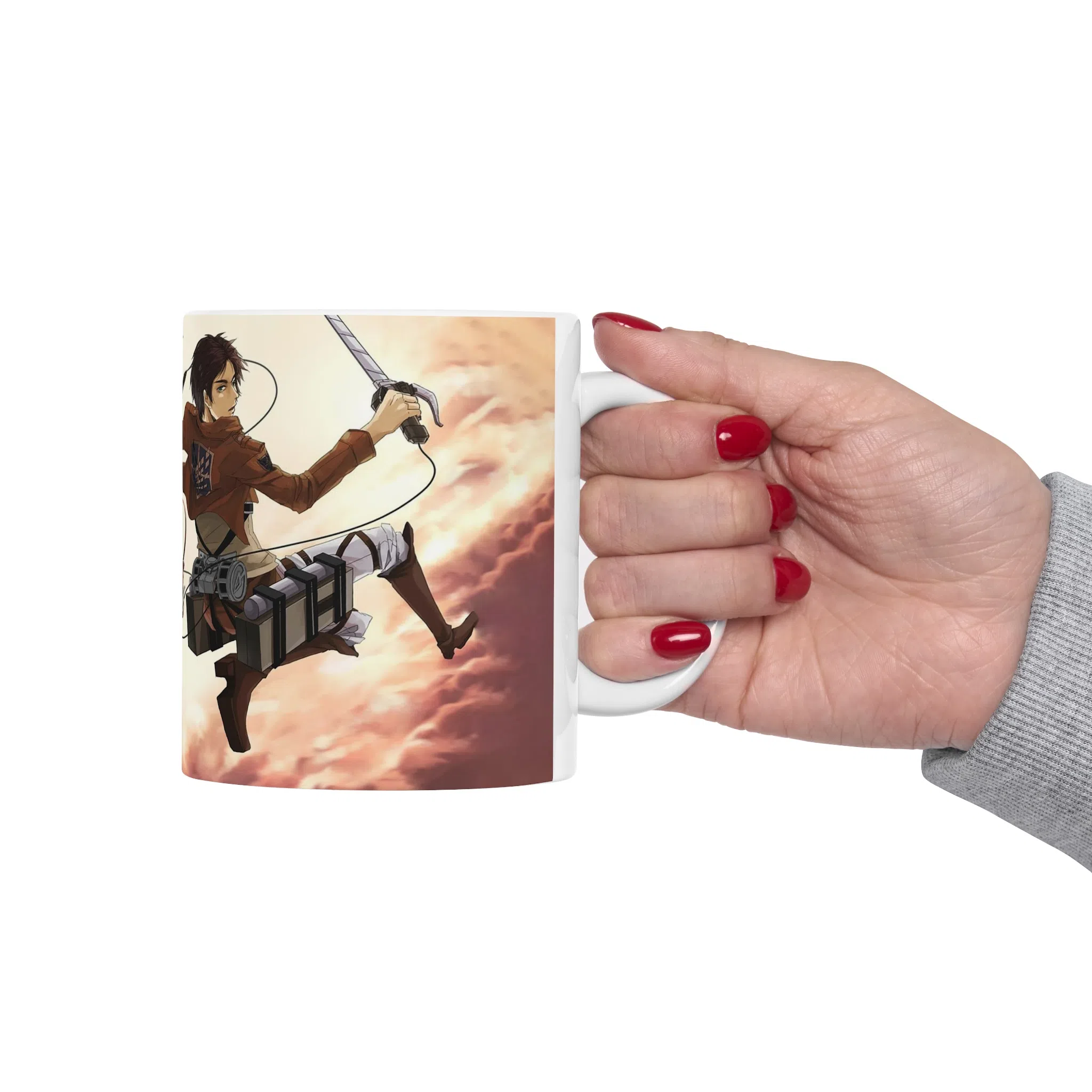 ماگ طرح انیمه اتک ان تایتان Attack on the Titan مدل NM2525 — تصویر 5