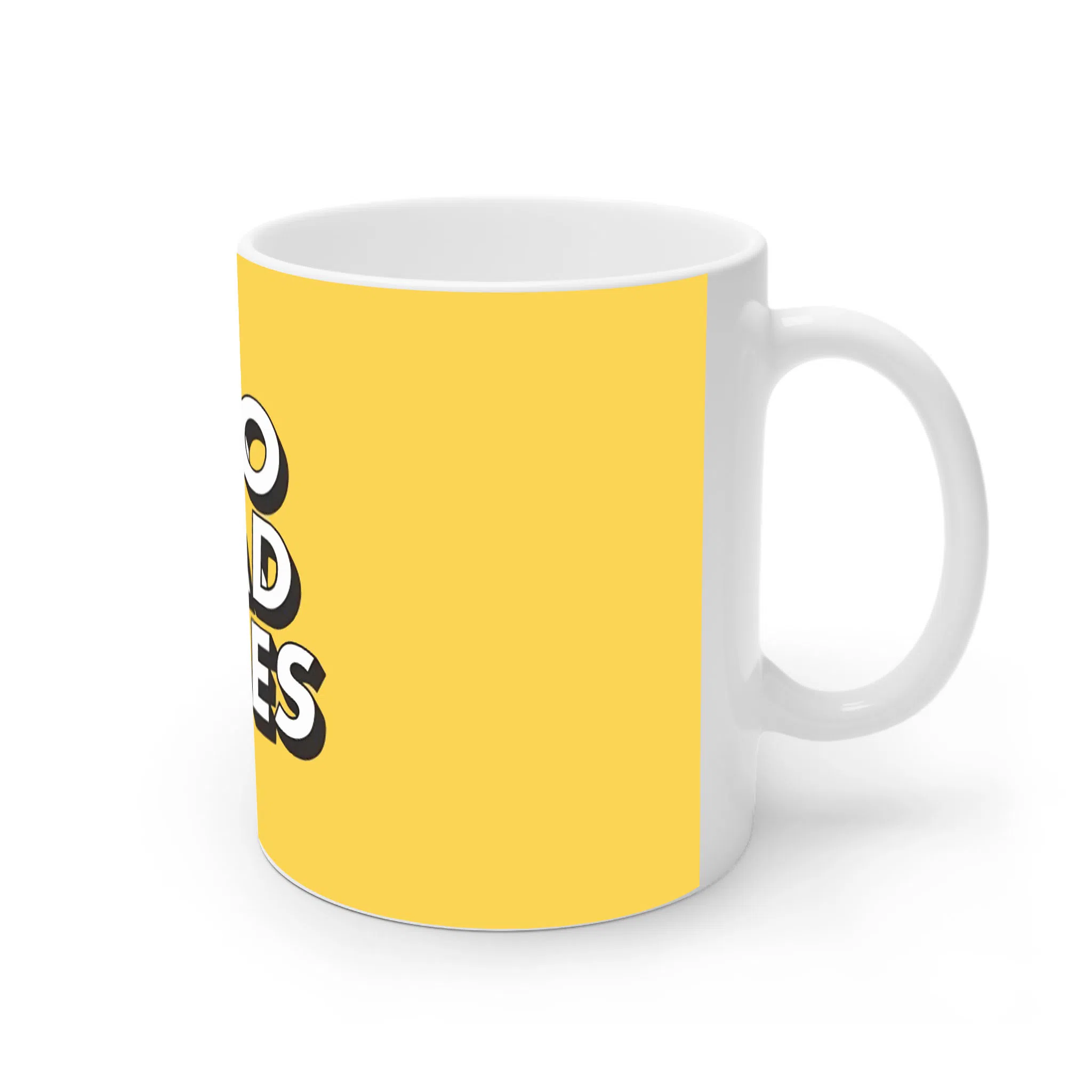 ماگ لیمینات طرح No bad vibes کد NM13519 — تصویر 2