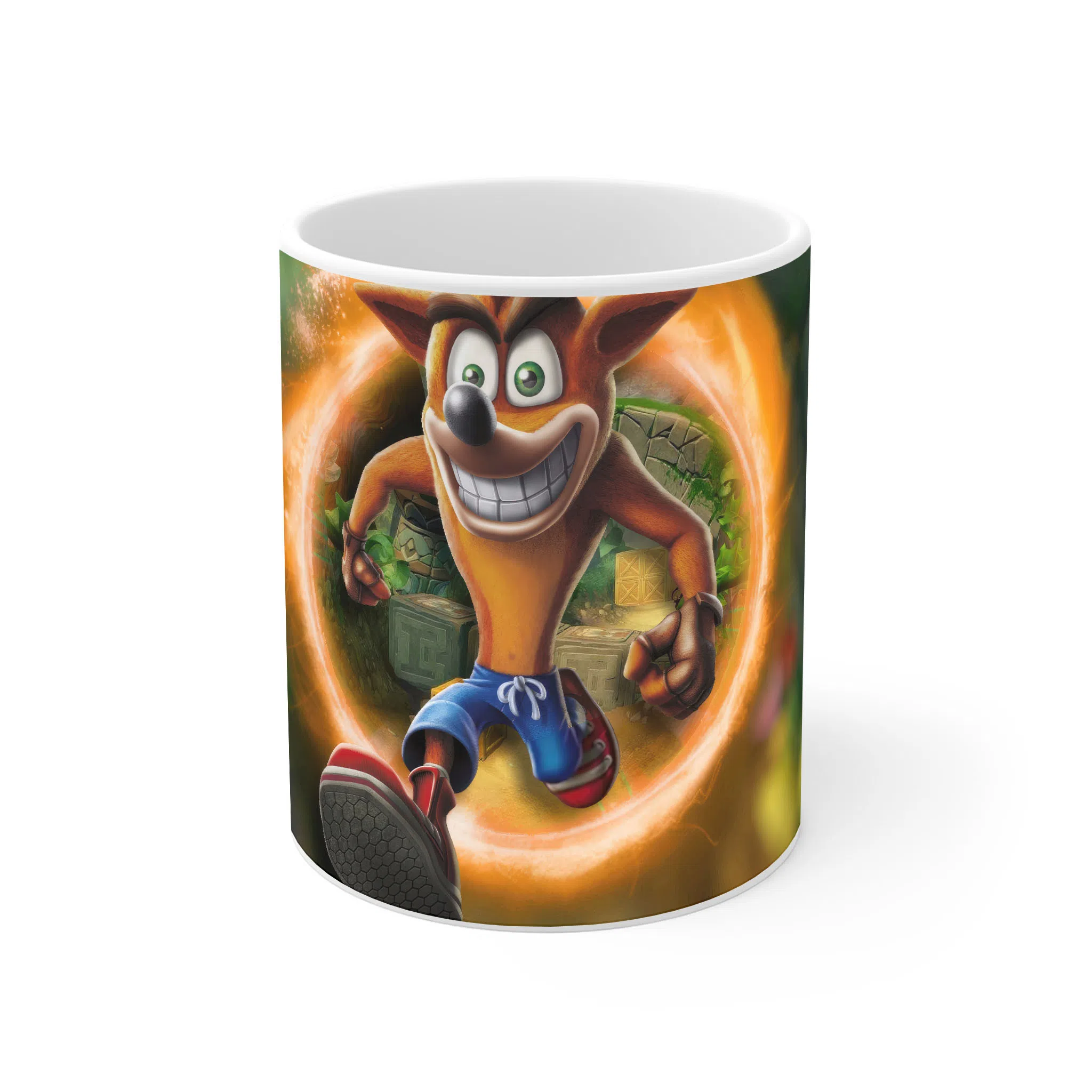ماگ لیمینات طرح بازی کراش Crash Bandicoot Game کد NM6508 — تصویر 4