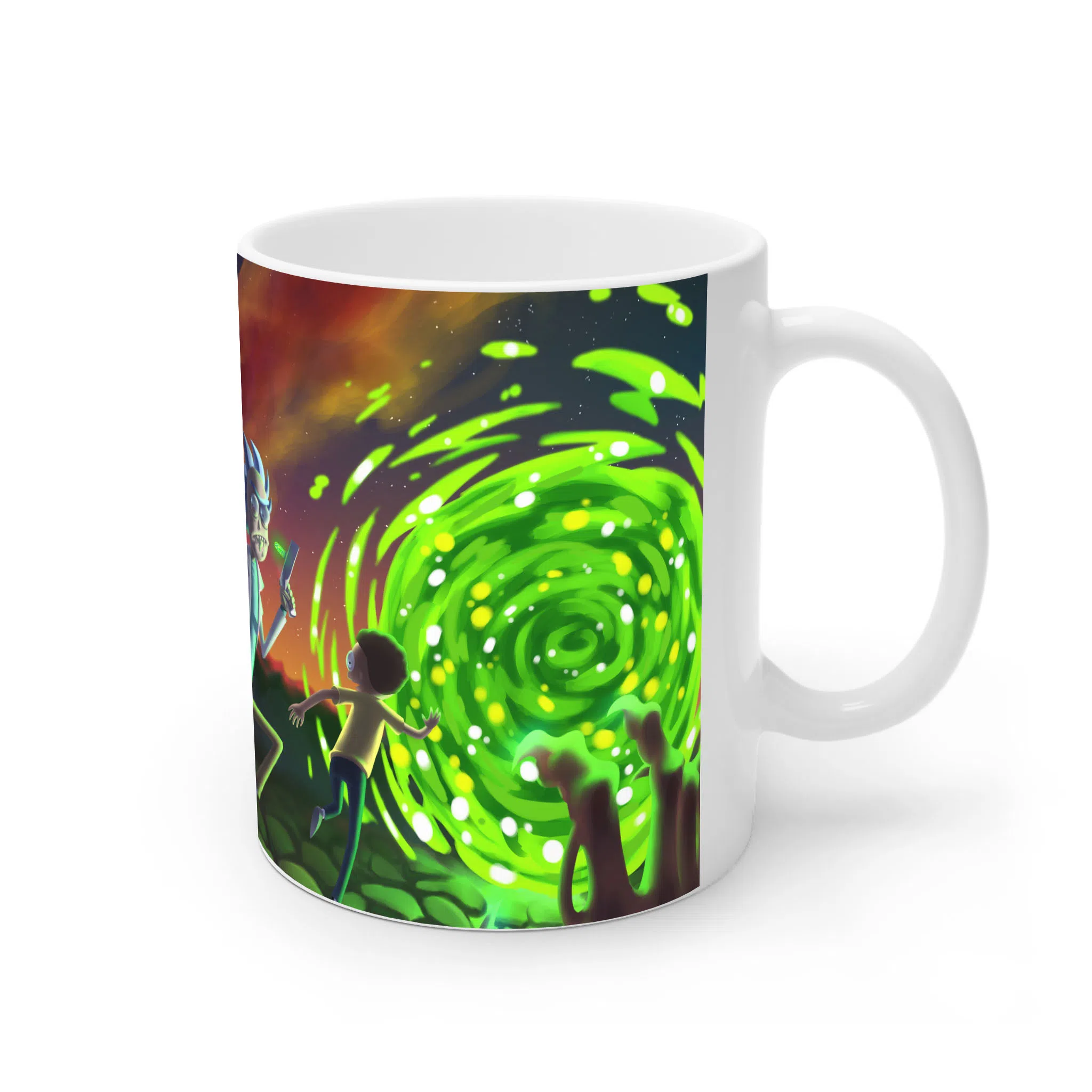 ماگ لیمینات طرح سریال ریک و مورتی Rick and Morty کد NM4892 — تصویر 3