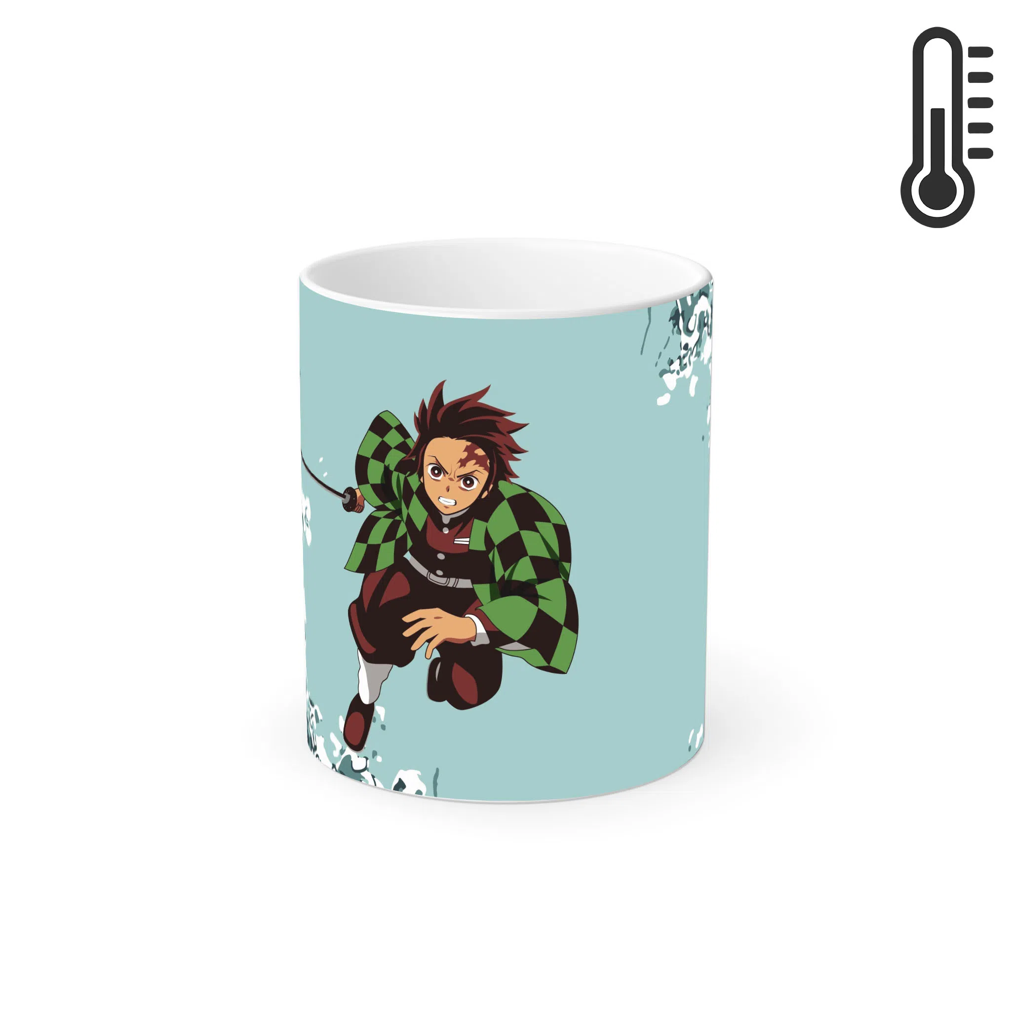 ماگ حرارتی لیمینات طرح انیمه شیطان کش تانجیرو Tanjiro Kimetsu no Yaiba Demon Slayer کد NM0672