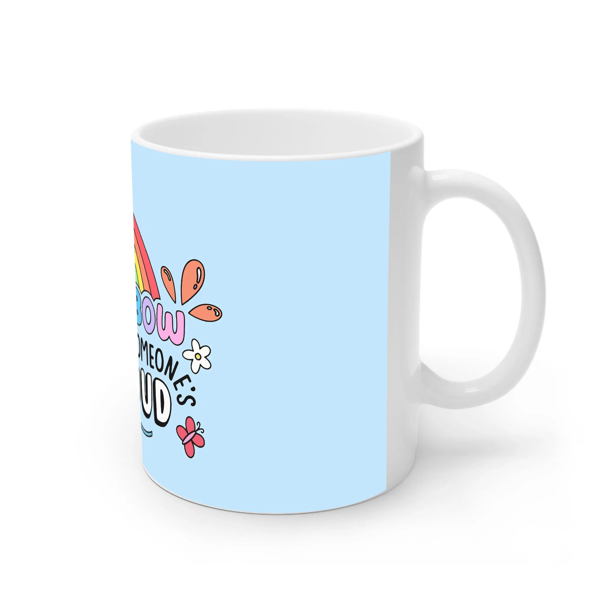ماگ لیمینات طرح رنگین کمان کد NM14573 — تصویر 3