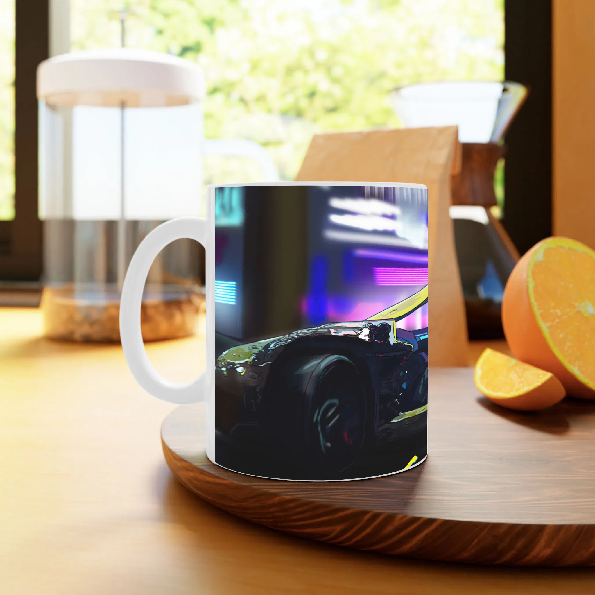 ماگ لیمینات طرح بازی سایبرپانک Cyberpunk 2077 Game کد NM6785 — تصویر 3