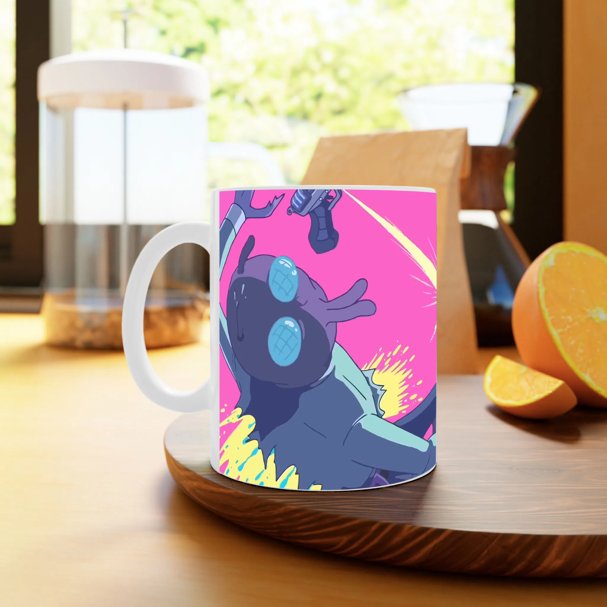 ماگ لیمینات طرح سریال ریک و مورتی Rick and Morty کد NM4879 — تصویر 3