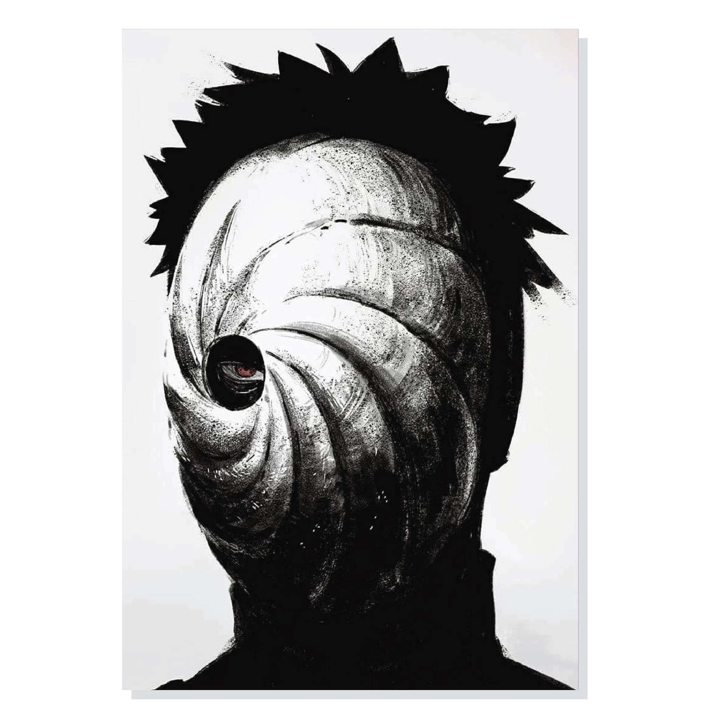 پوستر طرح انیمه ناروتو اوچیها اوبیتو شارینگان مدل M0271 M0271 Naruto Anime Uchiha Obito Sharingan Chassis Panel