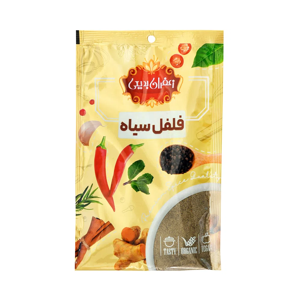 ادویه فلفل سیاه بدیعی ساشه