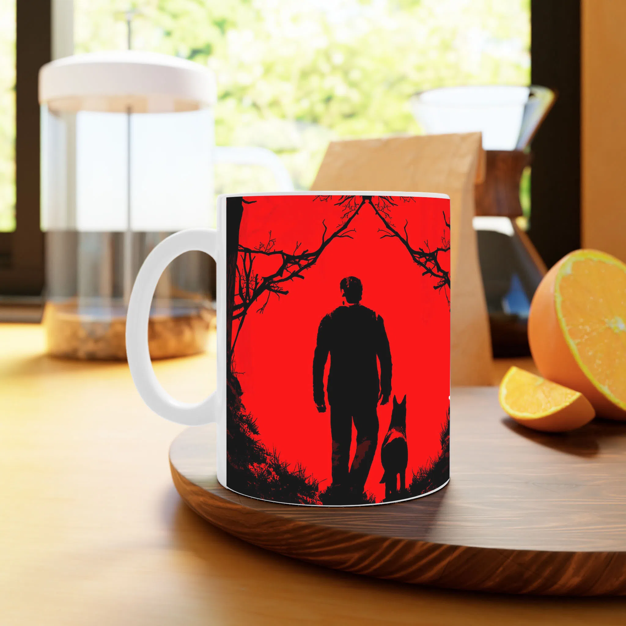 ماگ لیمینات طرح بازی Blair Witch Game کد NM6255 — تصویر 3